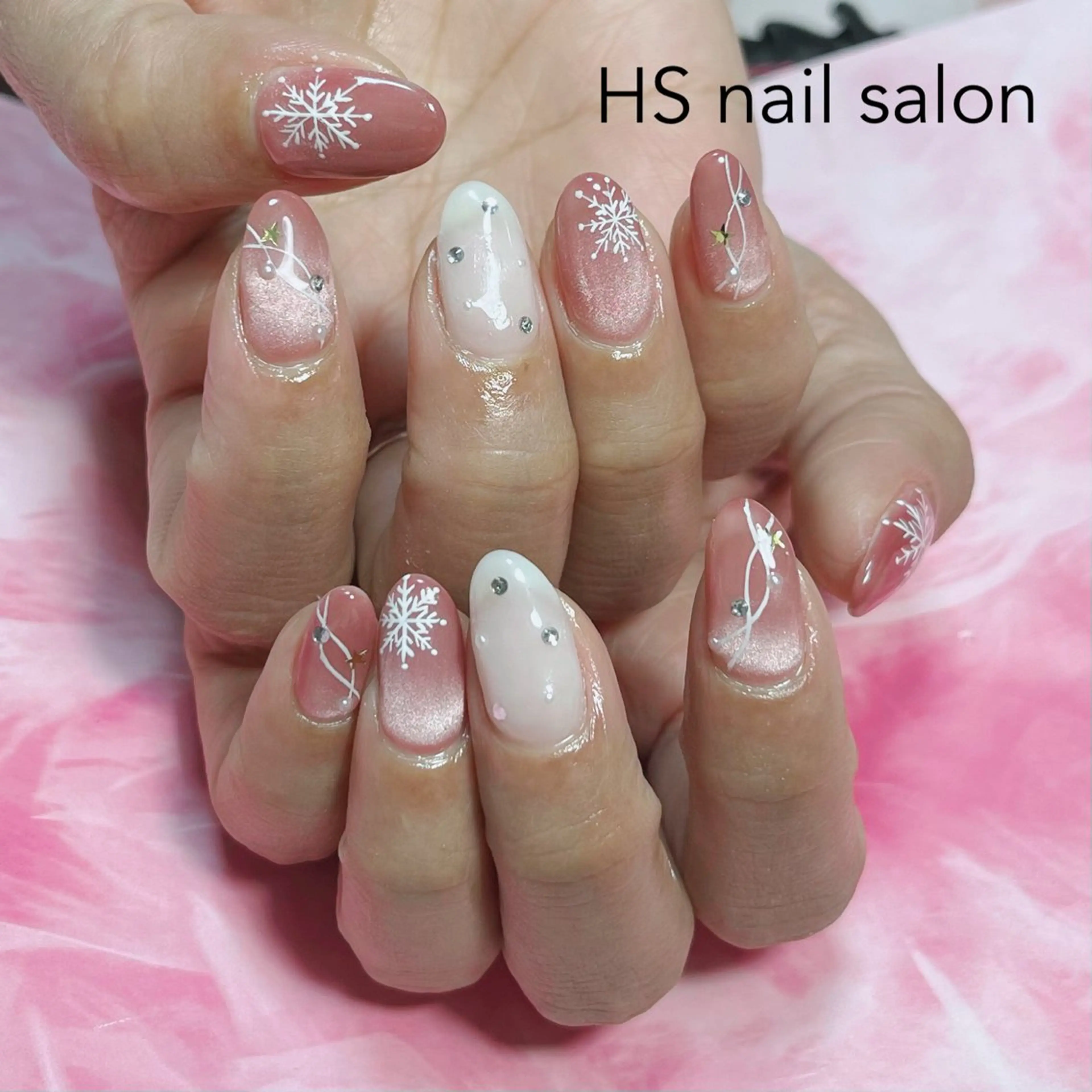 ミディアム ハンドネイル hs nail salonのネイルデザイン