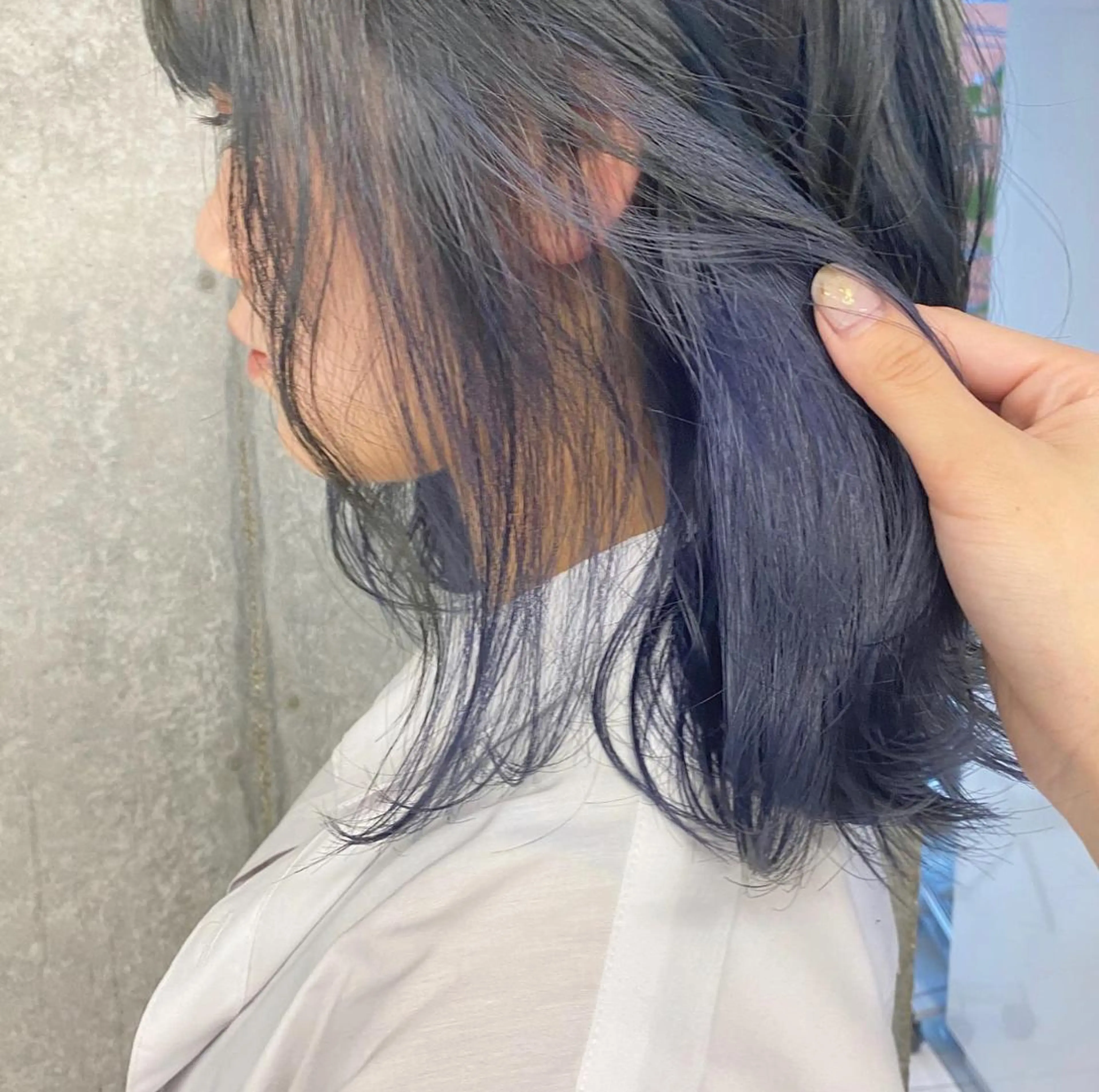 ミディアム ナツミ/透明感カラー /酸性ストレートのヘアスタイル