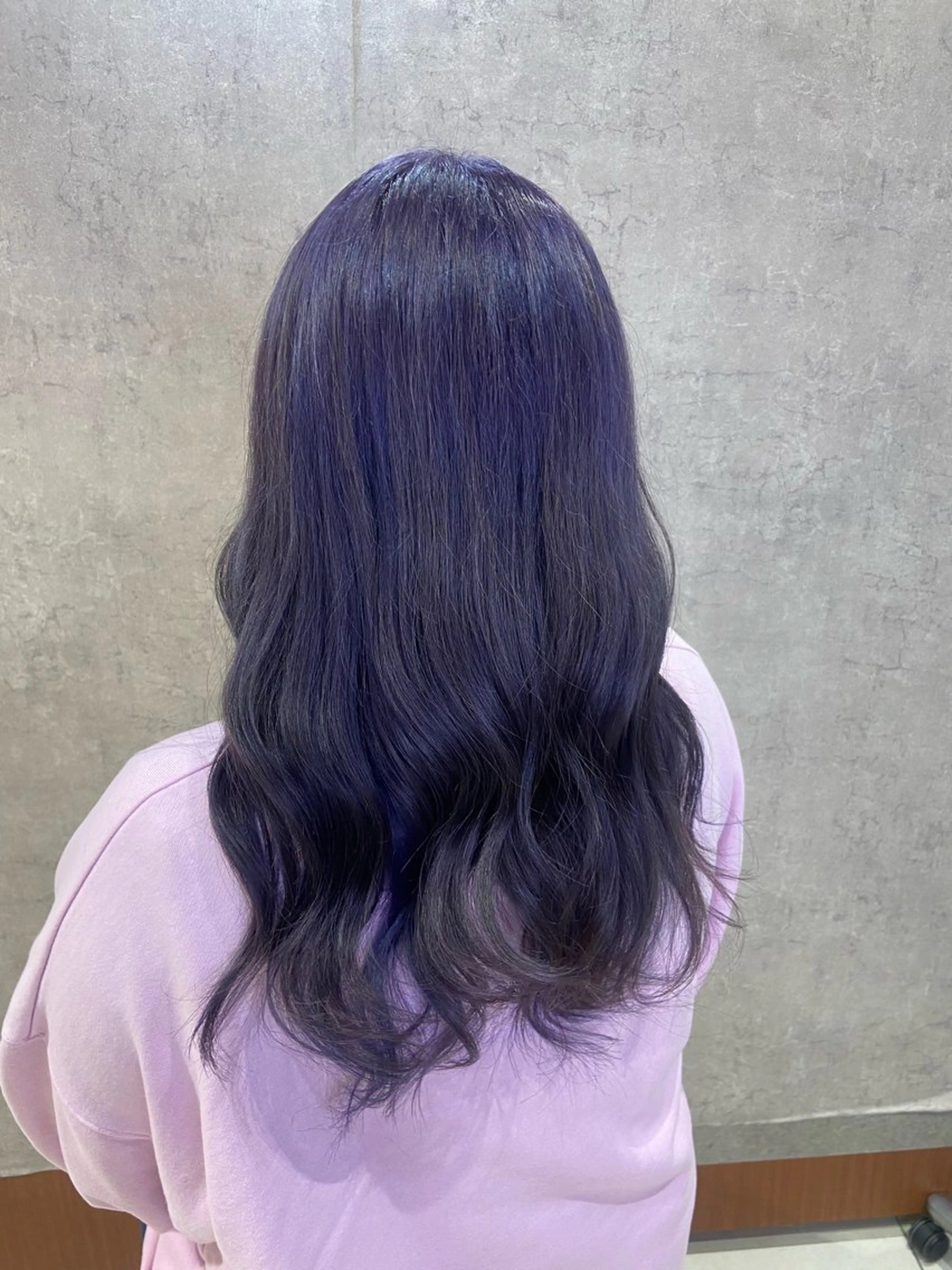 ロング カラー パープルカラー Hirona 縮毛矯正/髪質改善のヘアスタイル