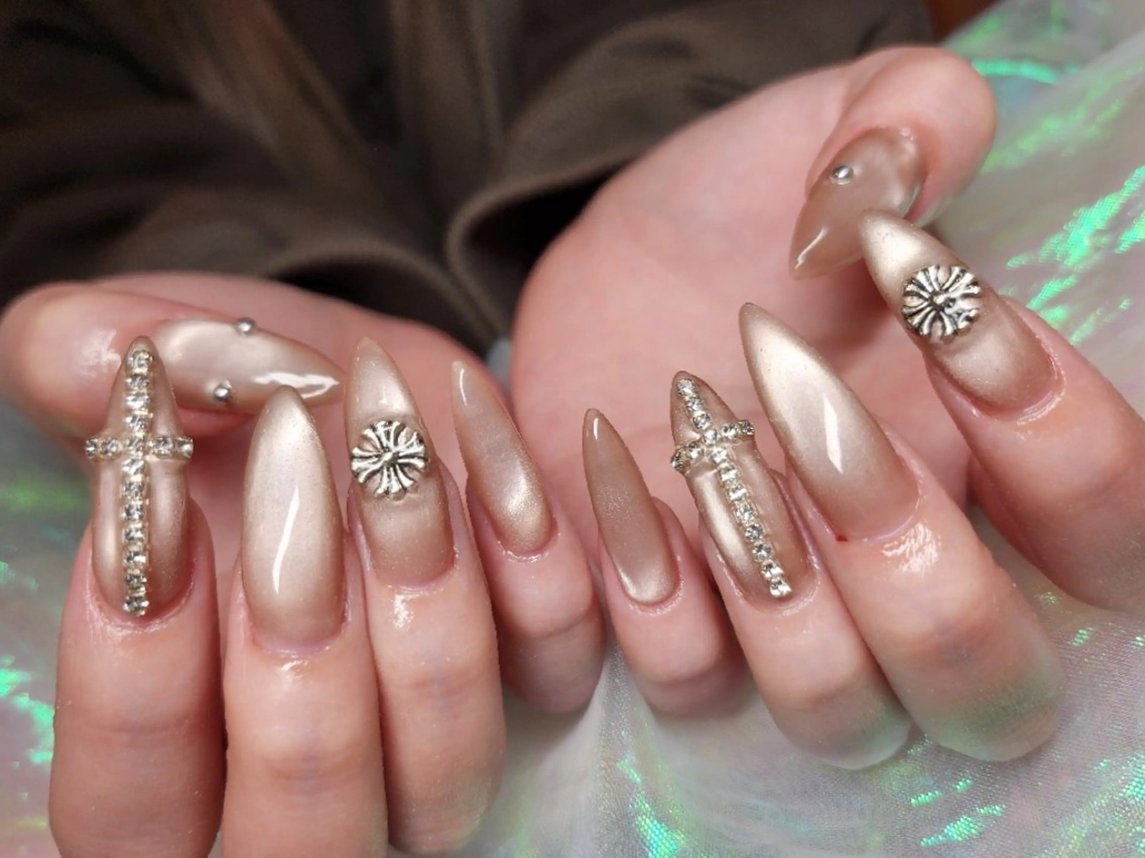 ネイル ハンドネイル 💜bora .のネイルデザイン