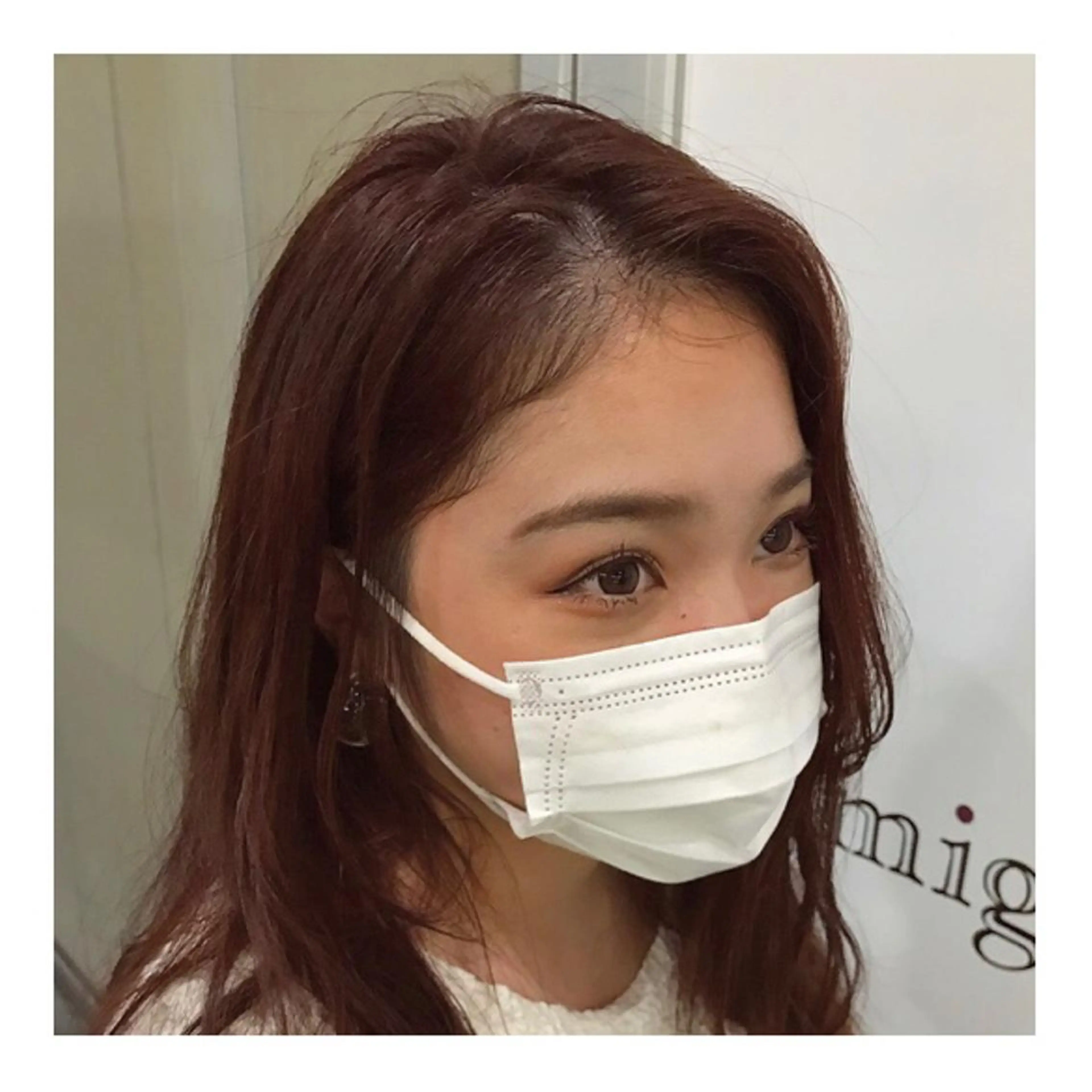 セミロング 栄　mighty by H所属・不破一輝/栄/矢場町 ボブ/レイヤー/艶髪のヘアスタイル