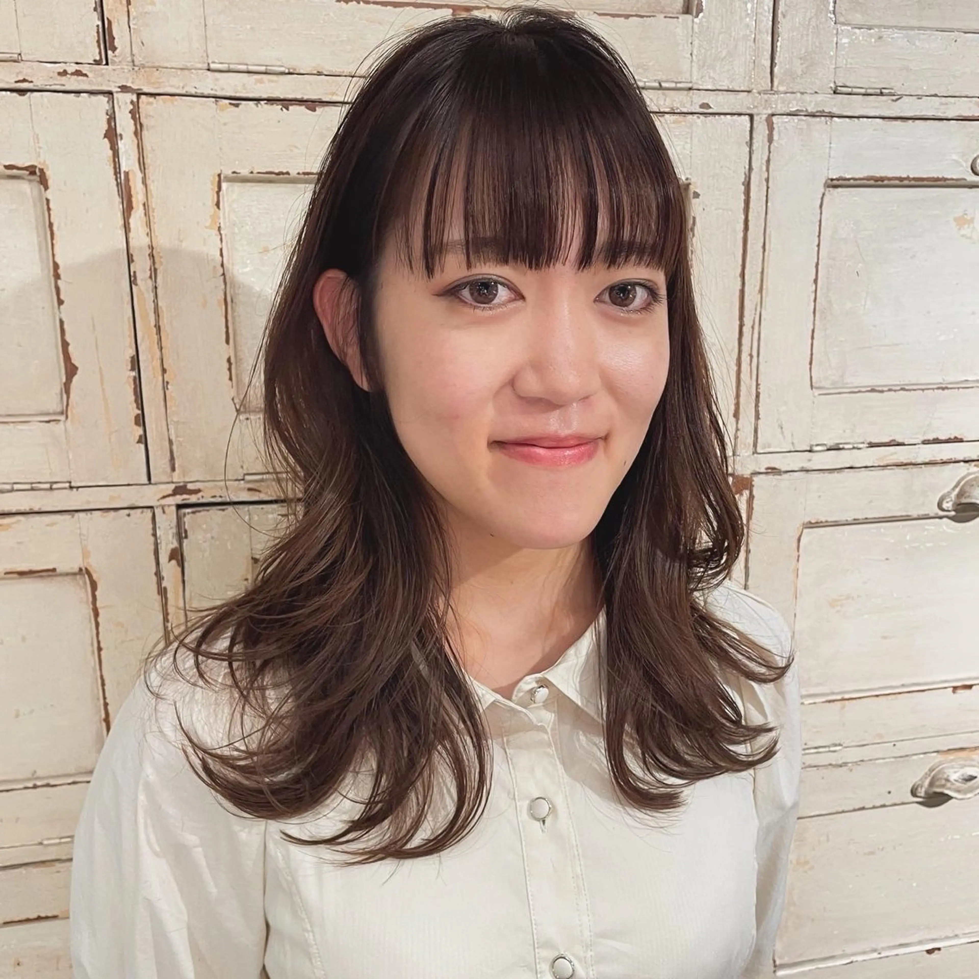 セミロング カラー RorriM natsuのヘアスタイル