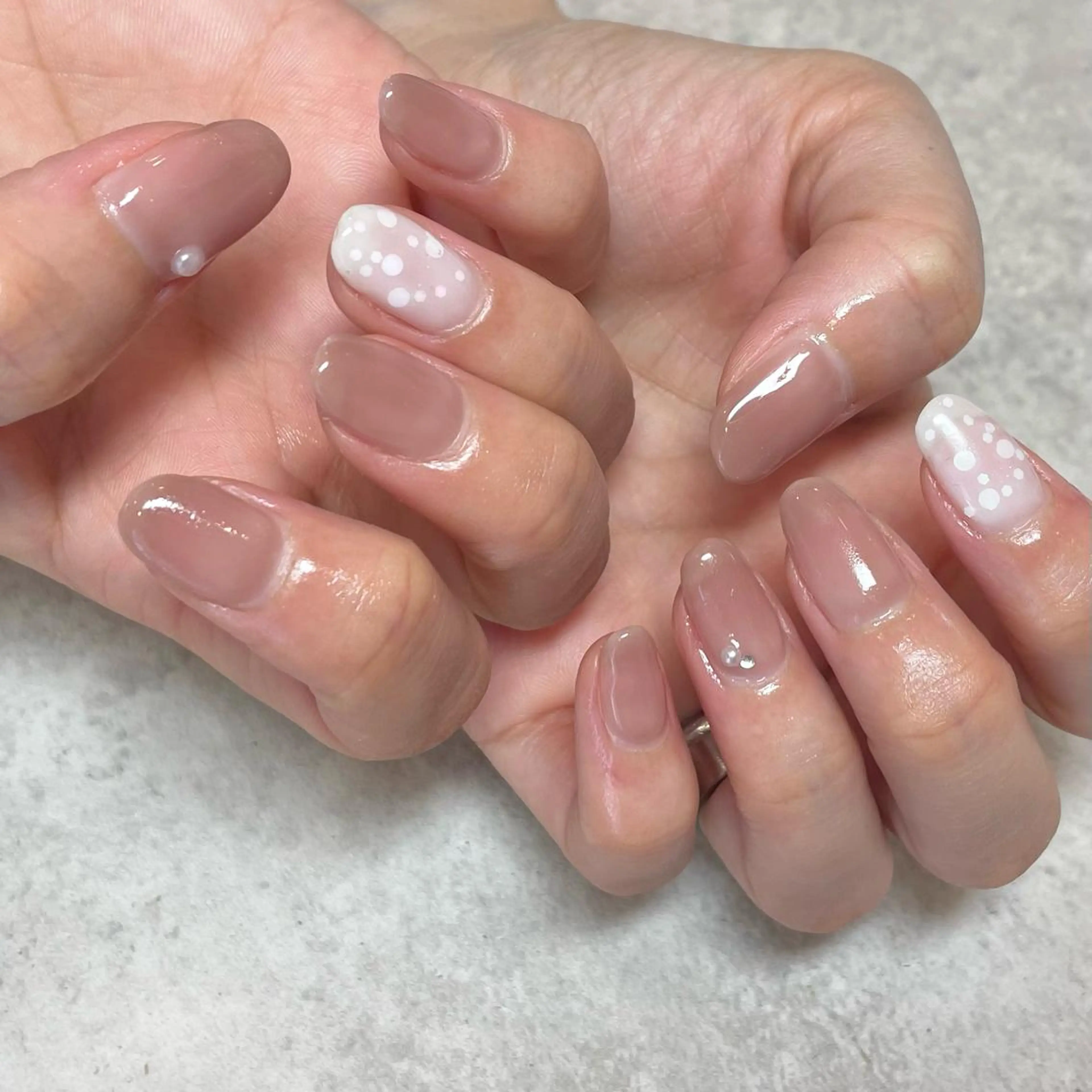 ネイル ワンカラーネイル CHOUETTE所属・CHOUETTE Shioriのネイルデザイン