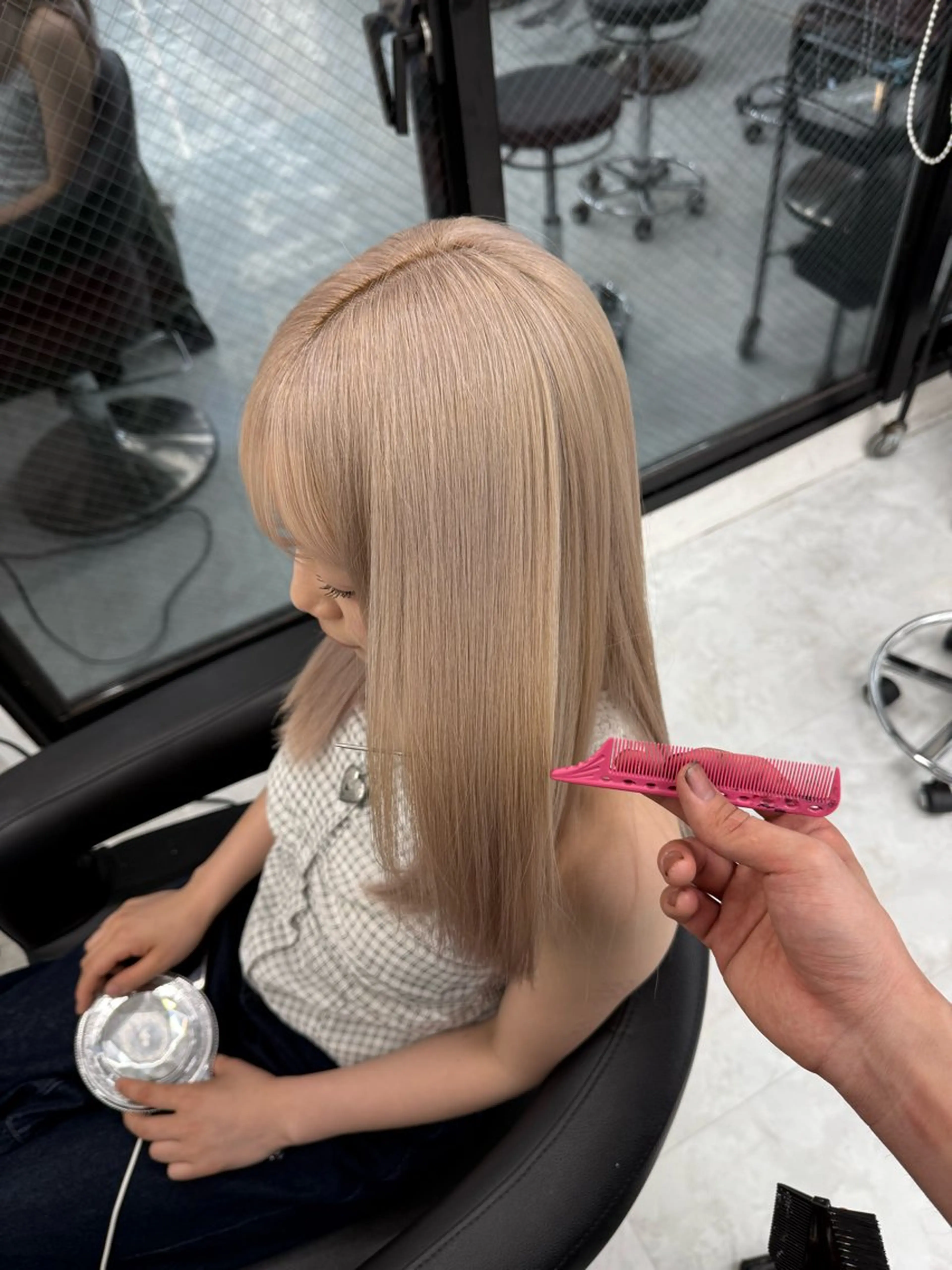 カラー ヘアカラー トリートメント 透ける透明感カラー 🤍anju🎀のヘアスタイル