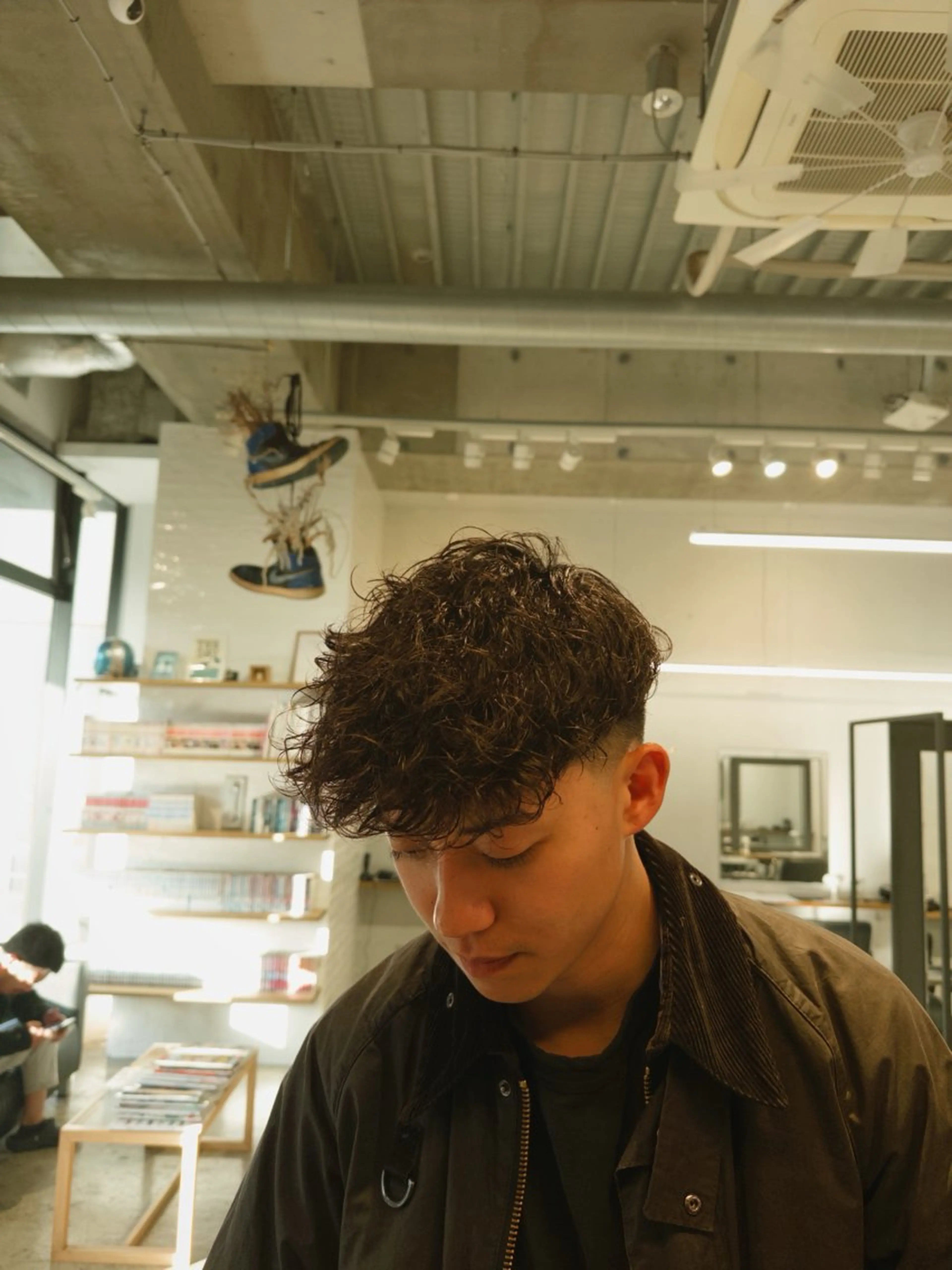 メンズカット＋パーマの写真