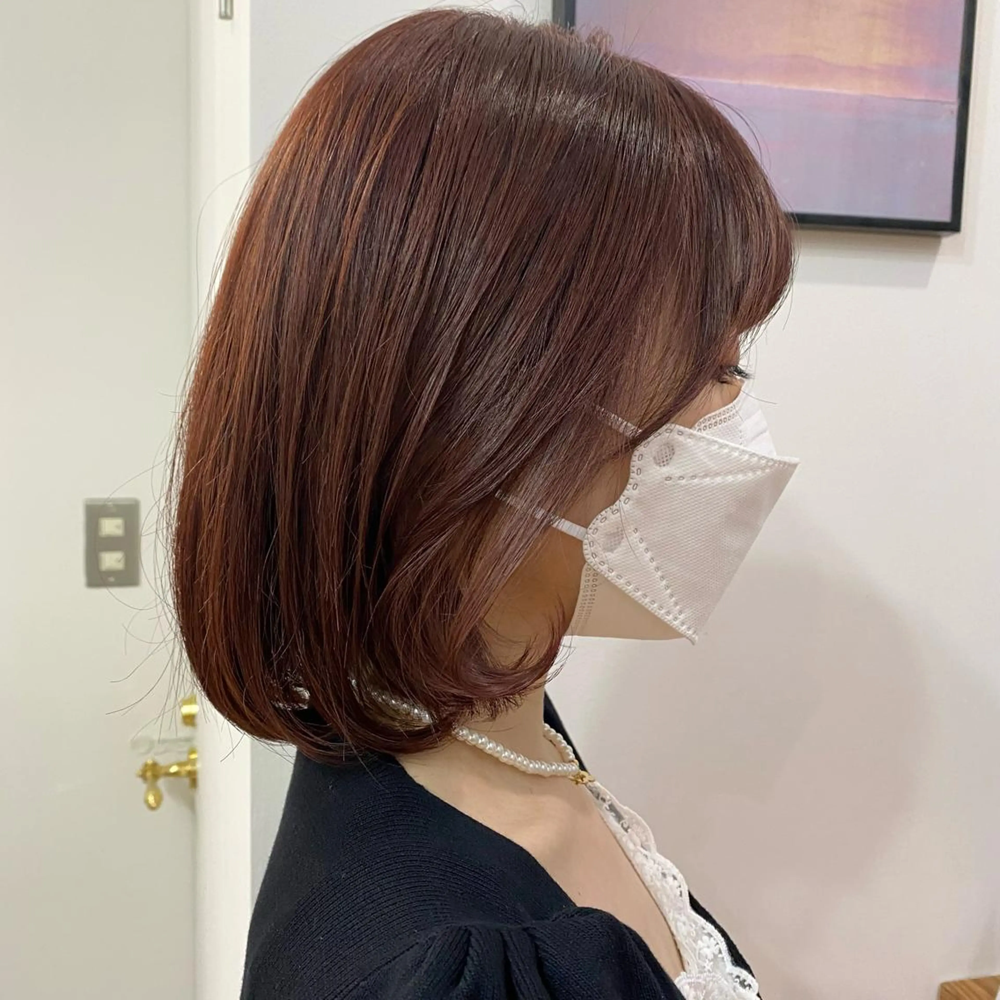 ミディアム カラー 🪭risa 暖色/レイヤー🪭のヘアスタイル