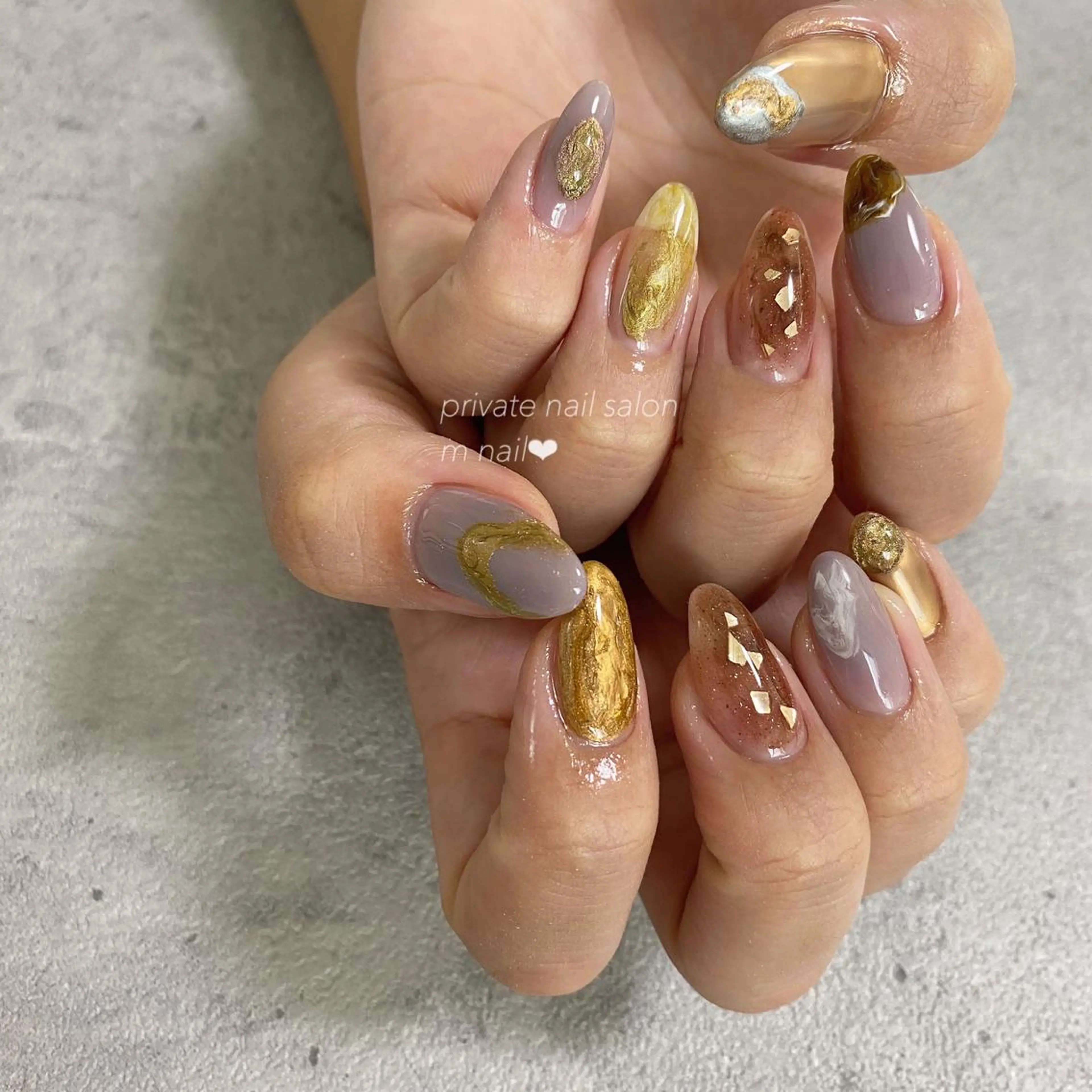 ネイル 持ち込み ハンドネイル 小河原 舞のネイルデザイン