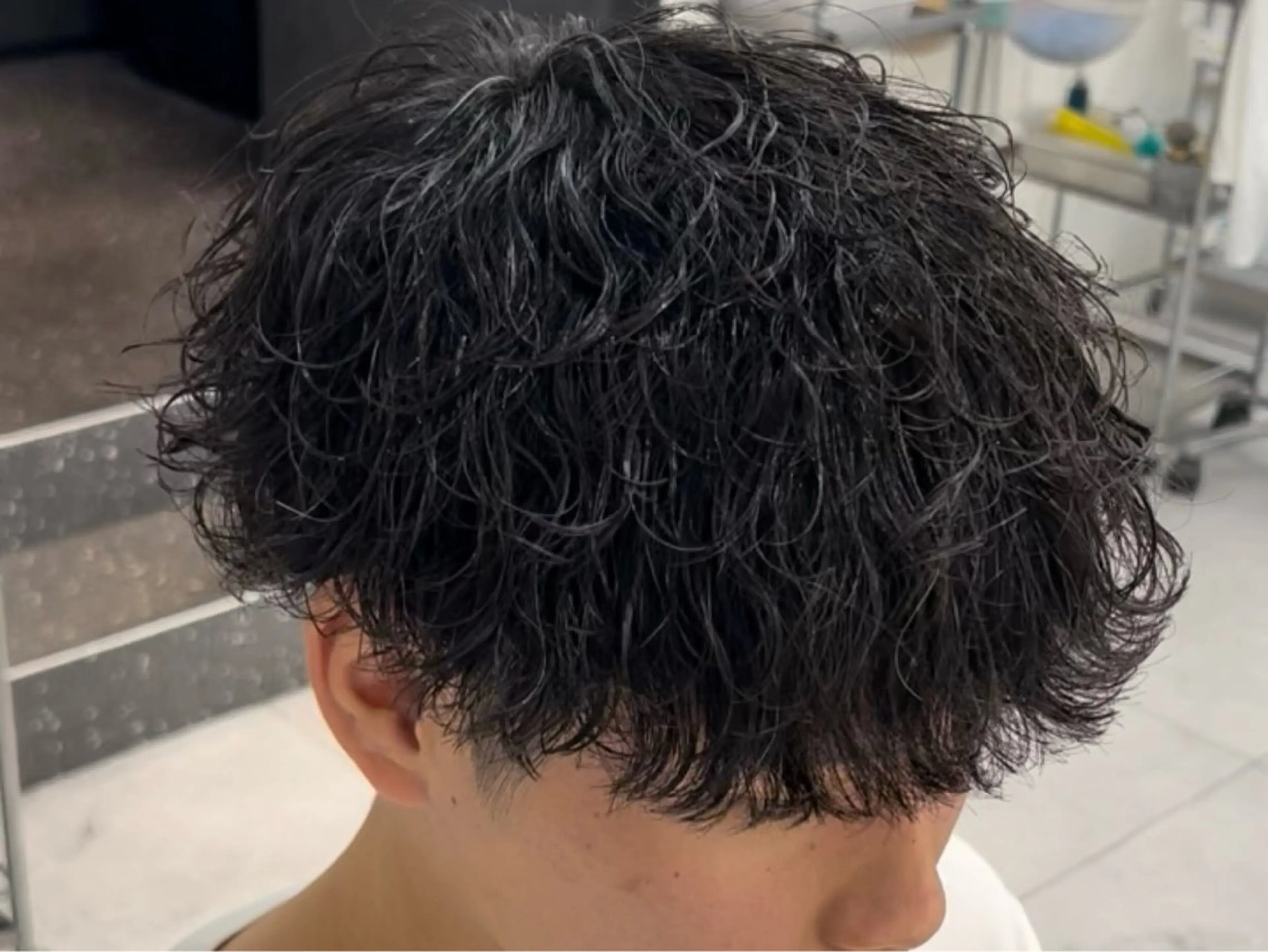 パーマ メンズ メンズパーマ 波巻きパーマ メンズ専門/パーマ 特化/栄/北出瑞貴のヘアスタイル