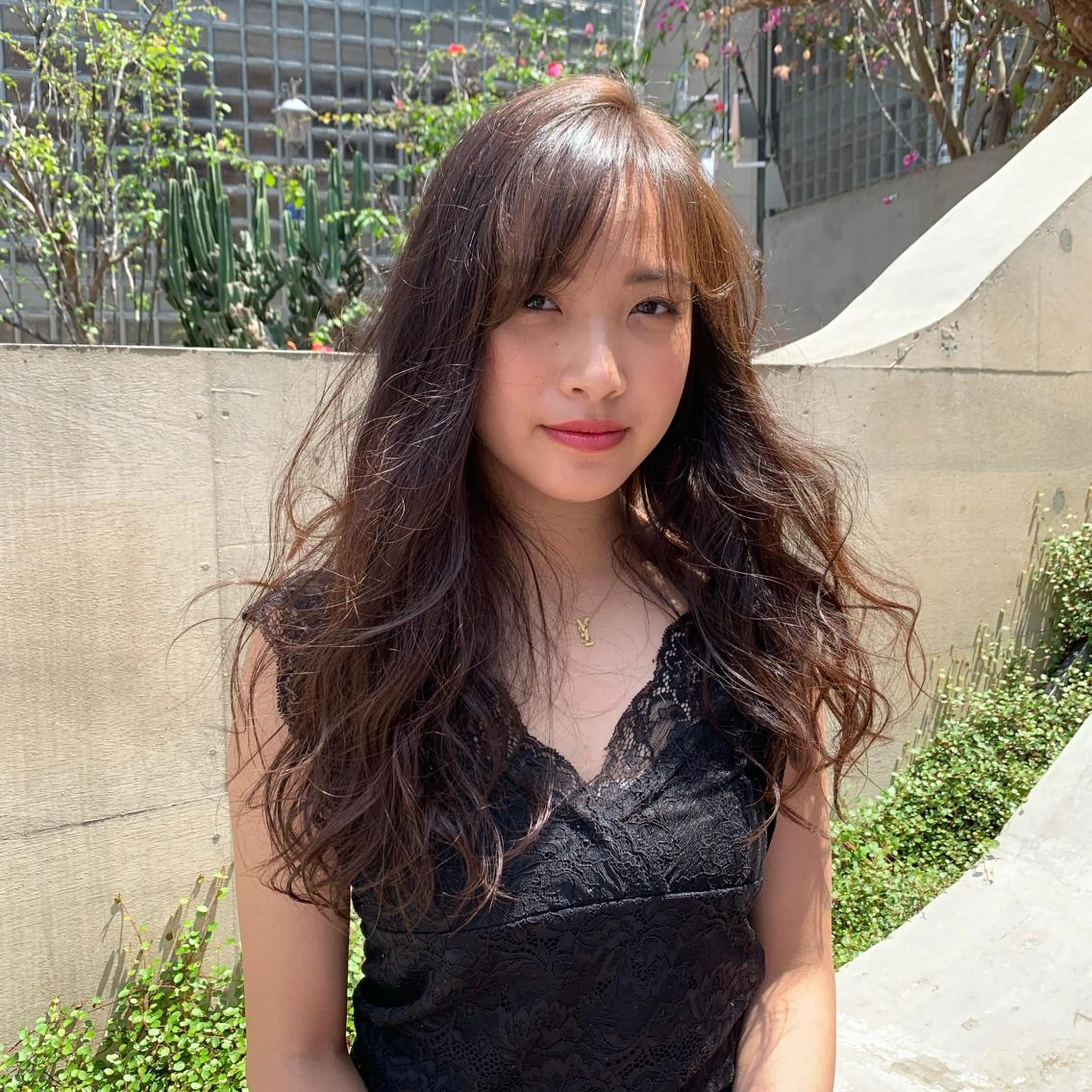 ロング パーマ ロング カット パーマ トリートメント 縮毛/ショート/ ボブ/レイヤー/小原のヘアスタイル