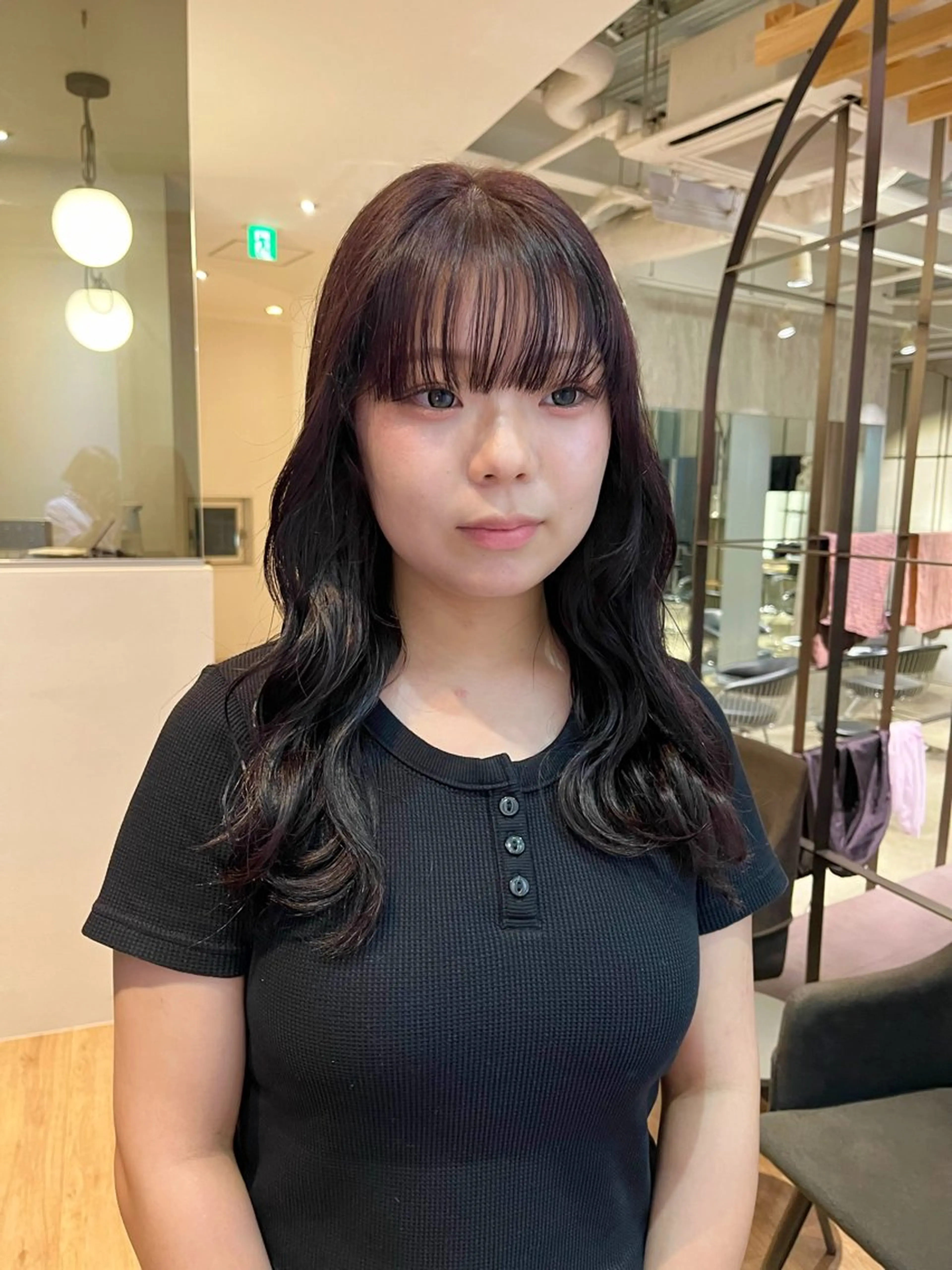 セミロング 加藤好/カットモデル /暖色カラー🍒🧡のヘアスタイル