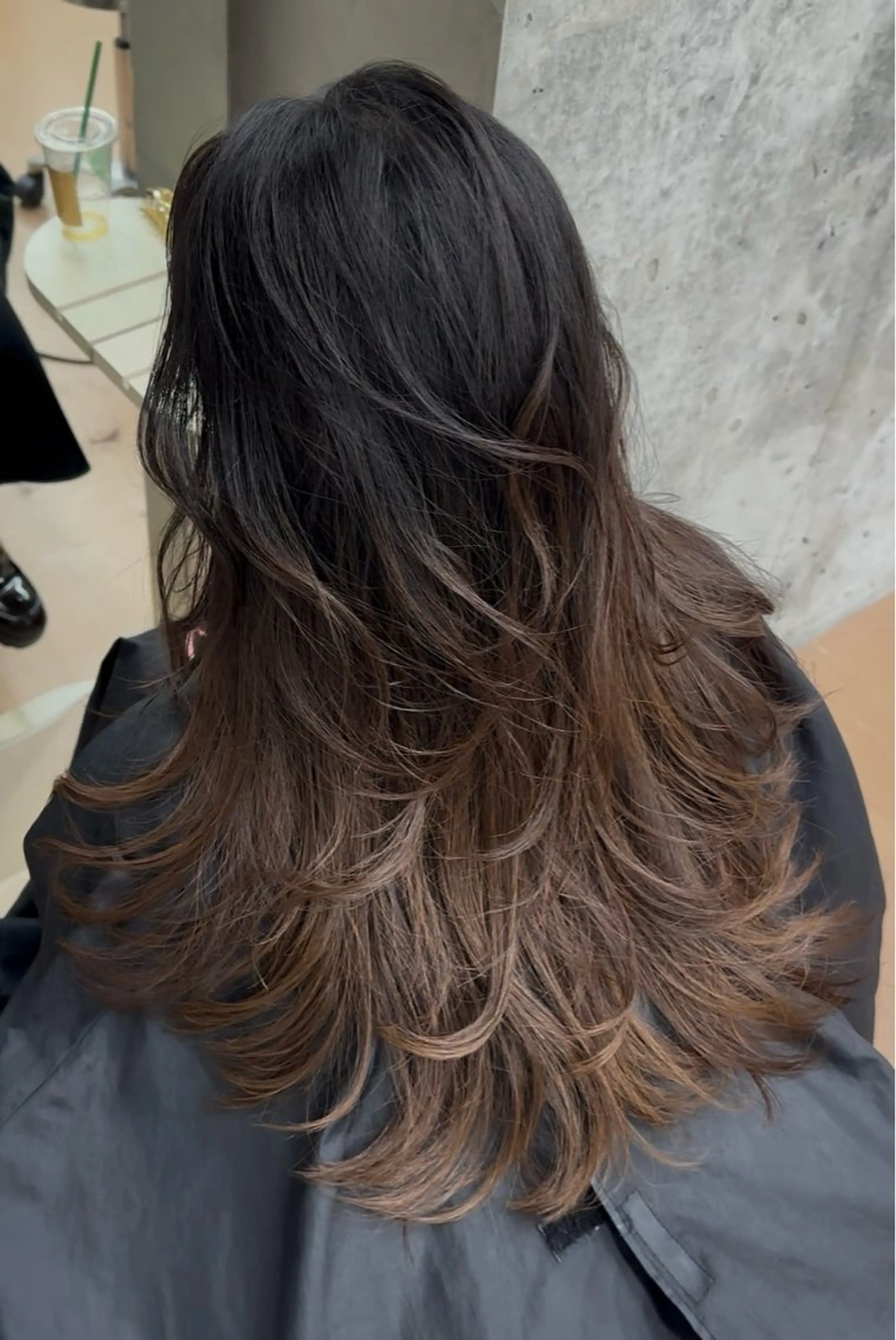 ロング カット NU/EN所属・海外ヘア/美髪矯正 海外レイヤー/ヒラキのヘアスタイル