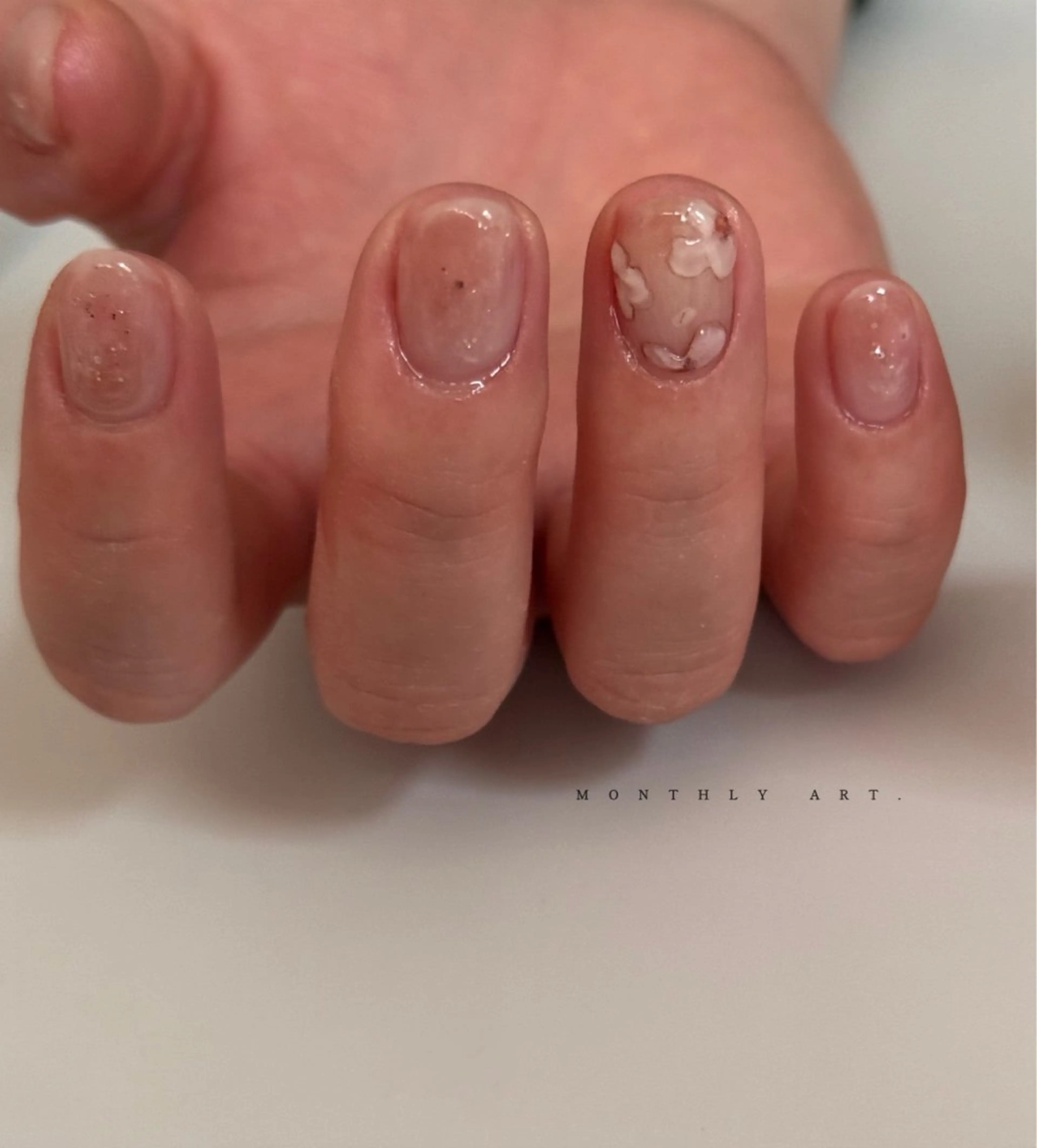 ネイル ニュアンスネイル ハンドネイル lacier nailのネイルデザイン