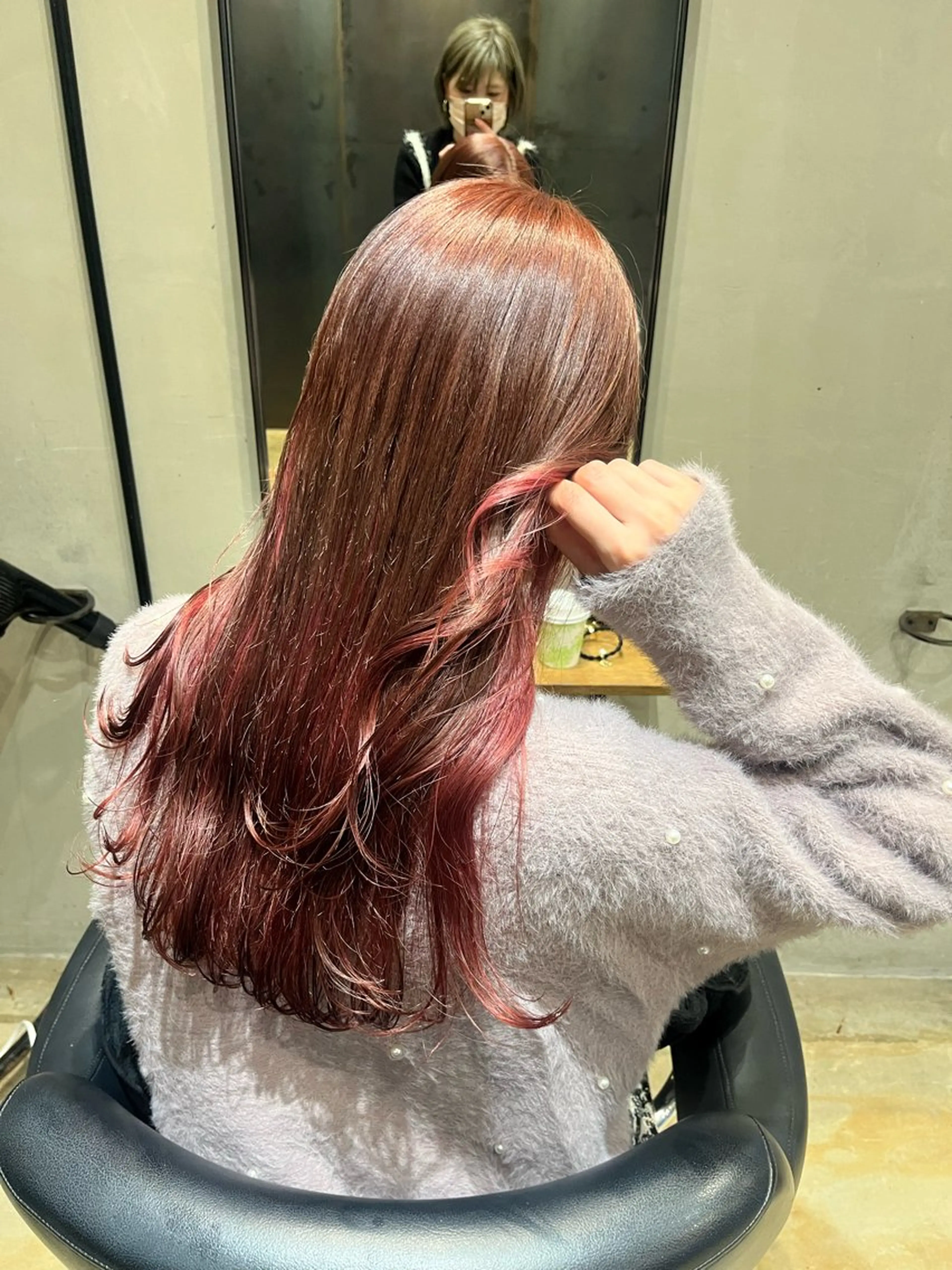 ロング みわ/博多 ブリーチ/メンズヘアのヘアスタイル