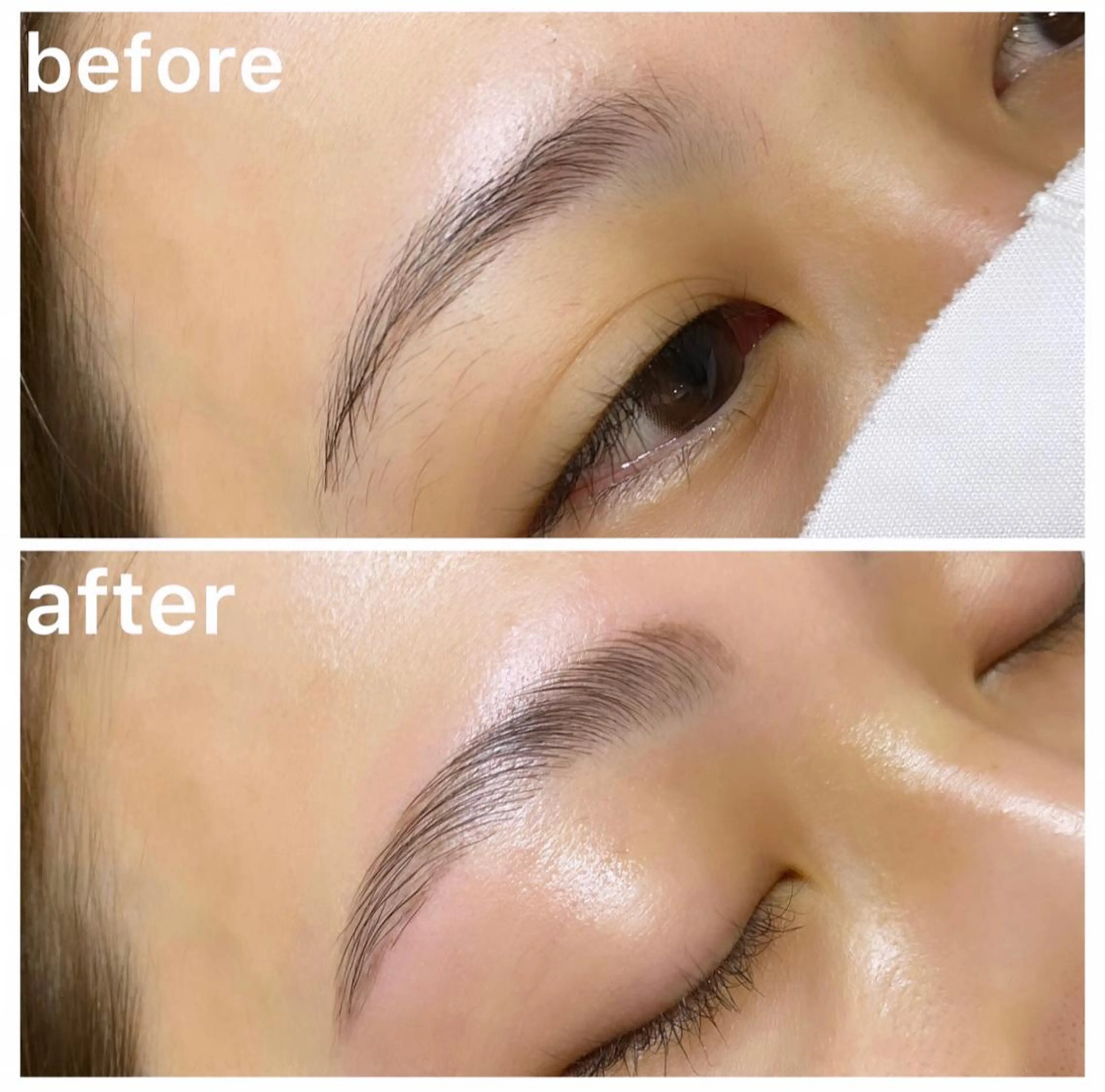 パーマ アイブロウ まつ毛/眉毛/WAX 🌱半個室サロン結のマツエク・マツパデザイン