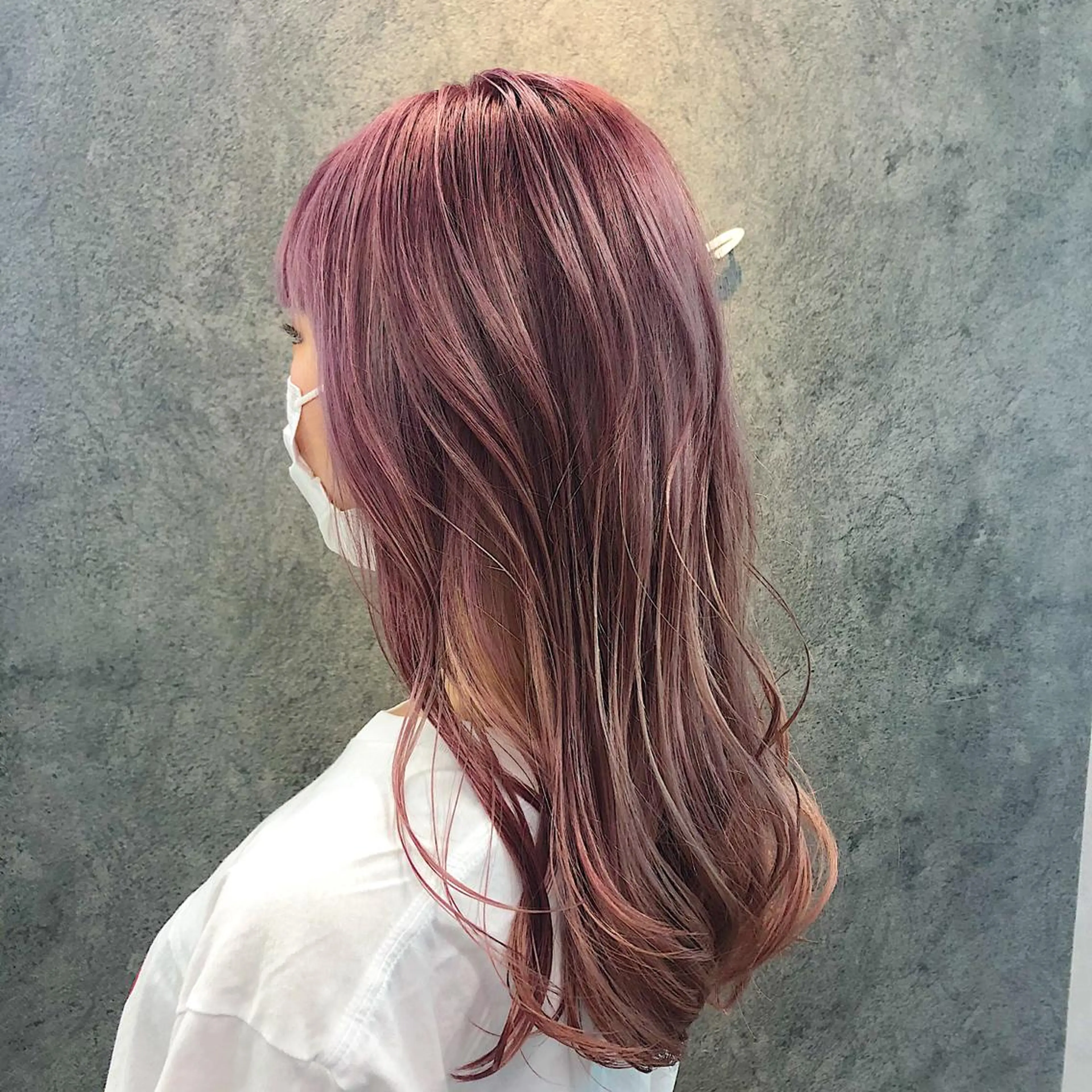 セミロング ヘアカラー トリートメント 所渉/韓国レイヤー /ウルフカットのヘアスタイル