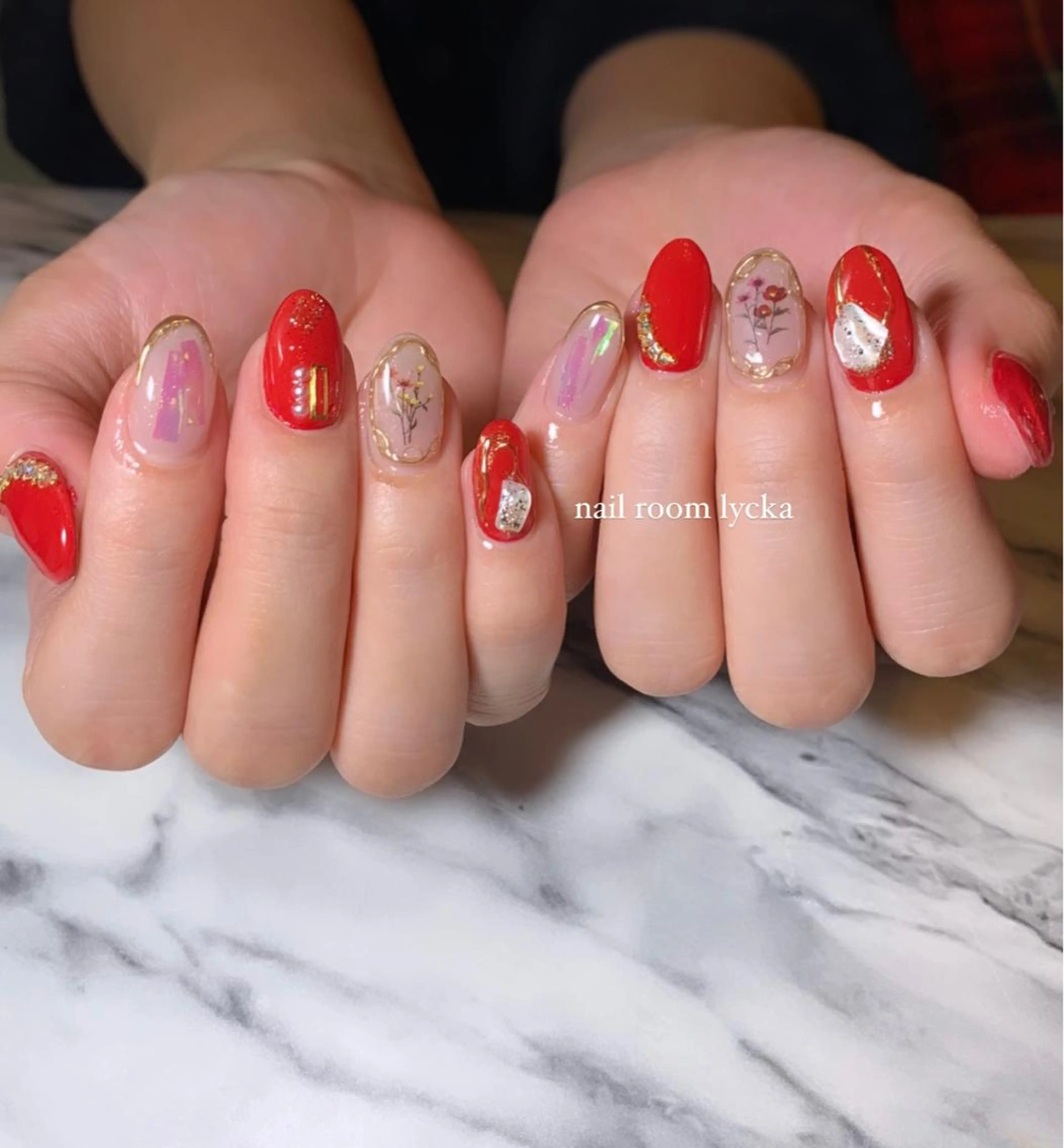 ネイル ﾈｲﾙﾙｰﾑﾘｯｶ 𝐦𝐚𝐲𝐮のネイルデザイン