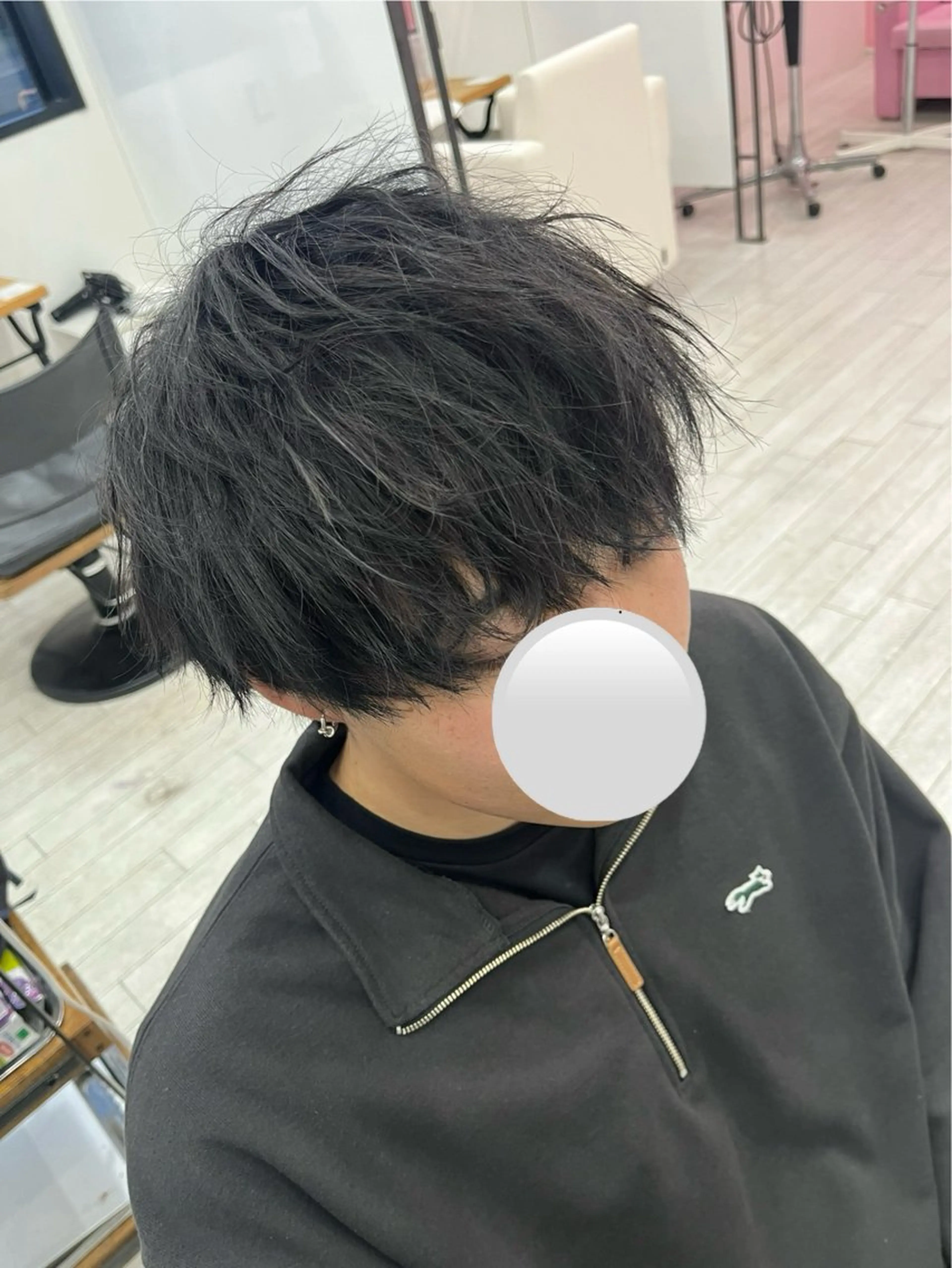 カラー メンズ ヘアカラー ヘアセット 野枝 憧太のヘアスタイル