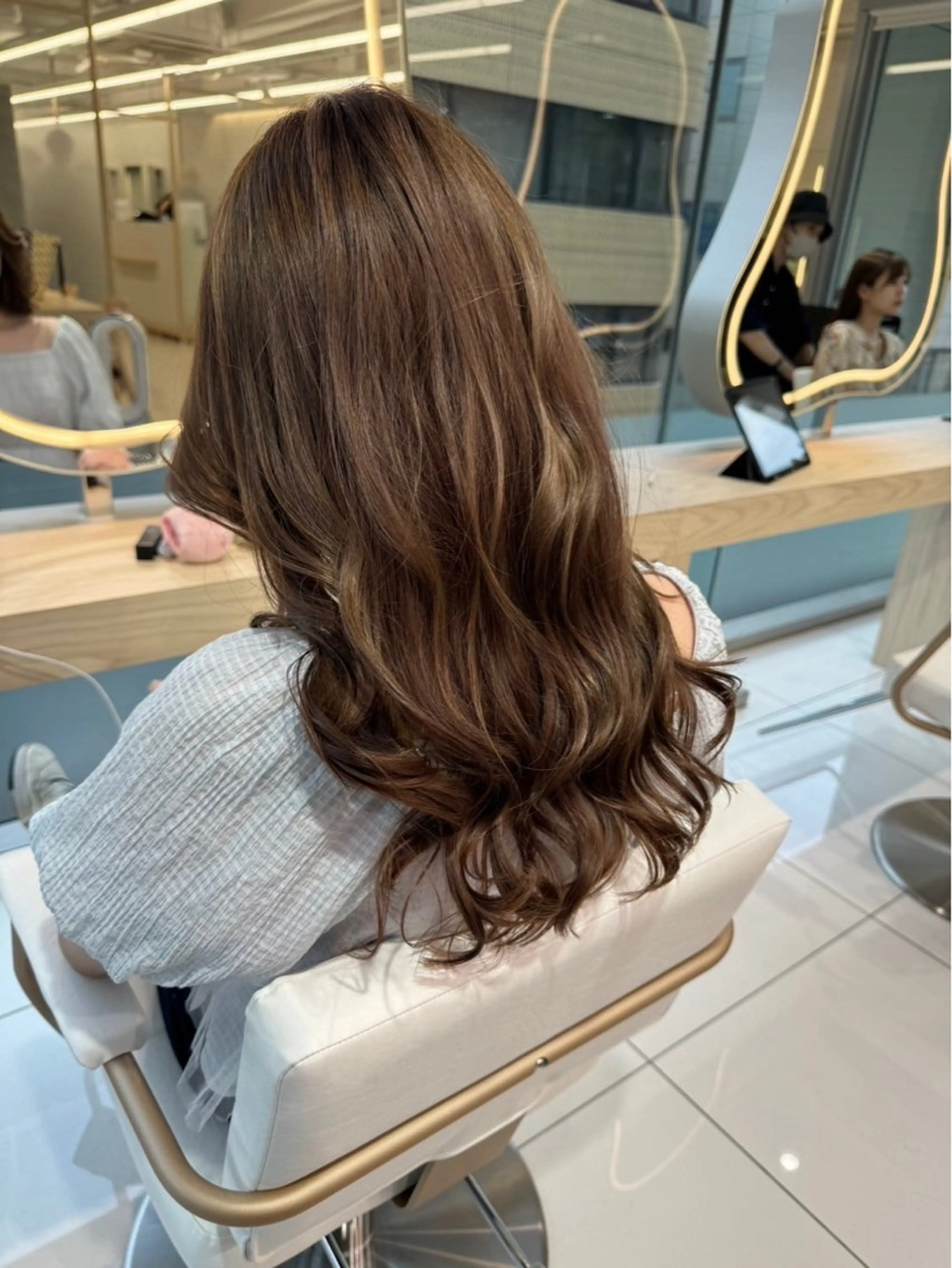 ロング カラー 🦋‪レイヤー/ 顔まわり/夏帆🦋‪のヘアスタイル