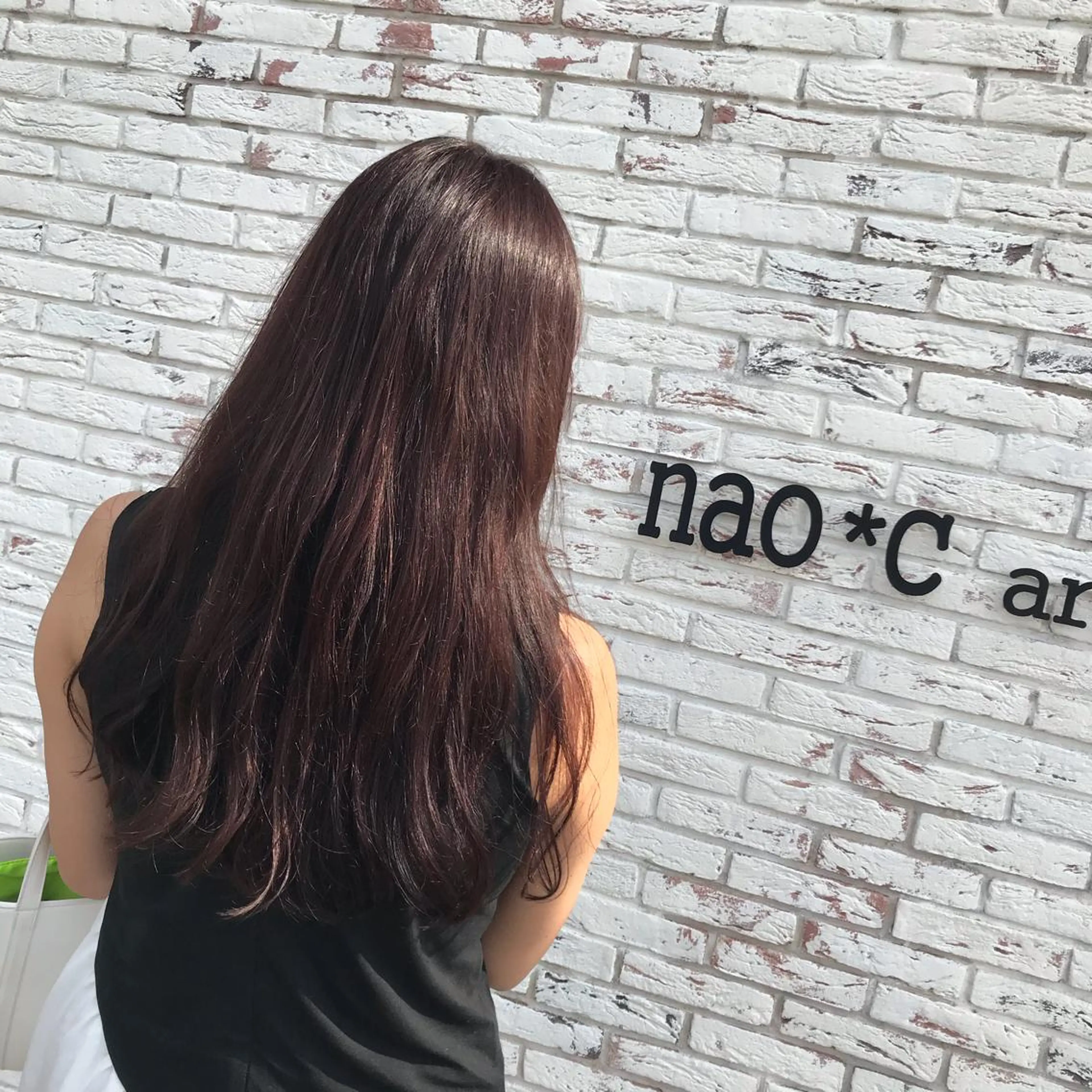 ミディアム カラー [髪質改善] 北生駒 店長/古居聖理のヘアスタイル