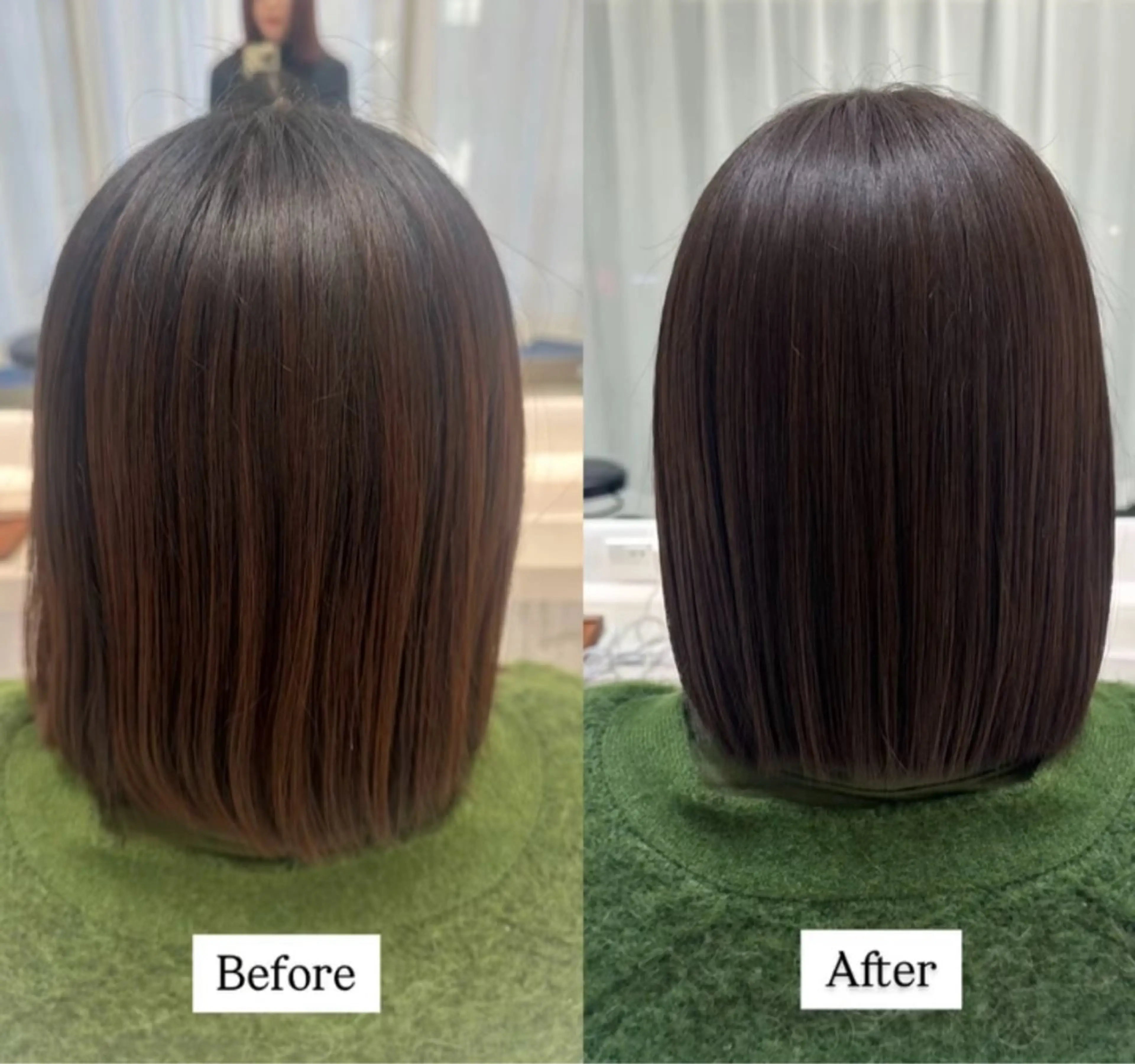 【12月限定🎄特別価格】極上艶髪コース🫧高濃度ケラチントリートメント(シャンプーブロー込み)の写真