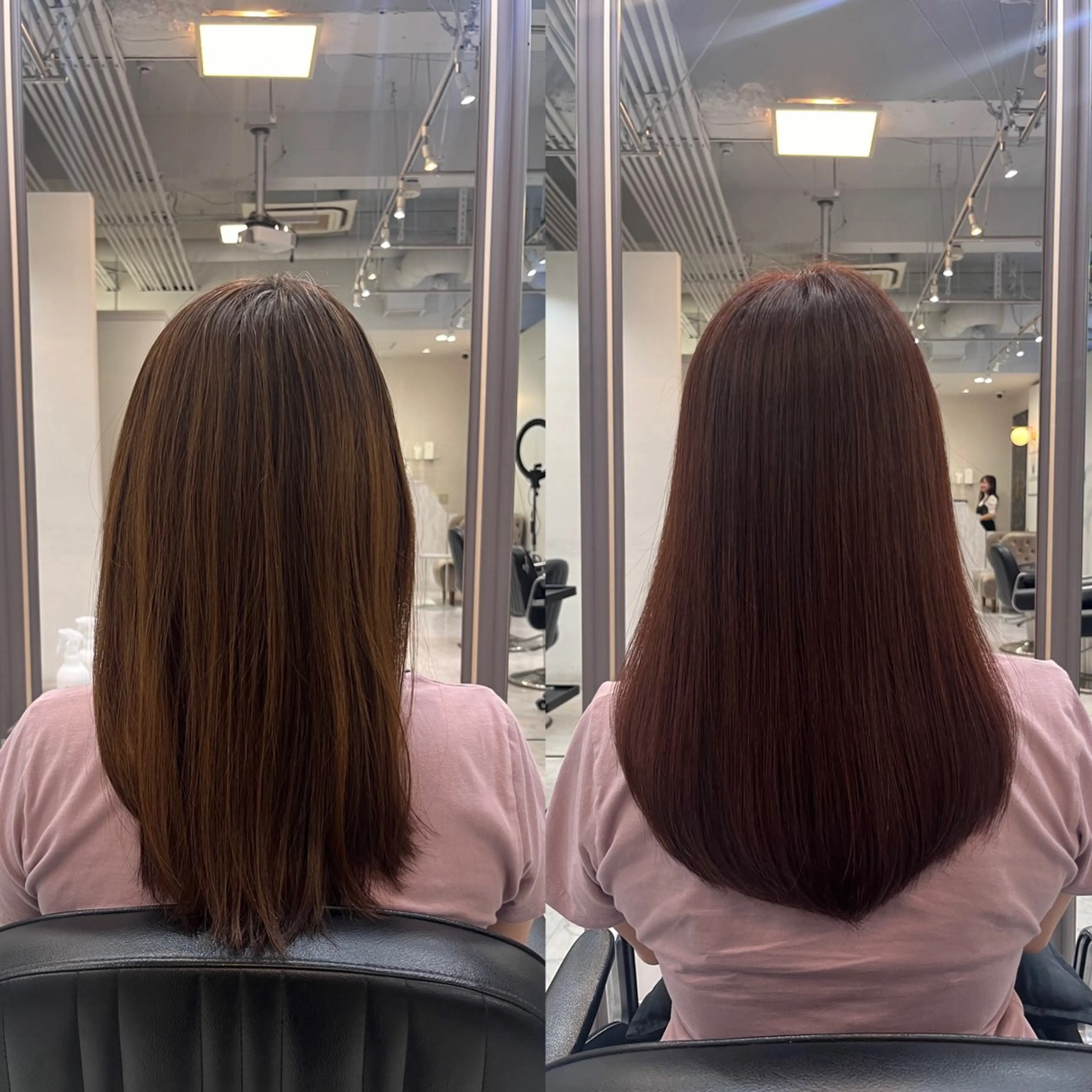 セミロング カラー THE  ESCALA表参道所属・Hana🌷/ 透明感/艶髪/表参道のヘアスタイル