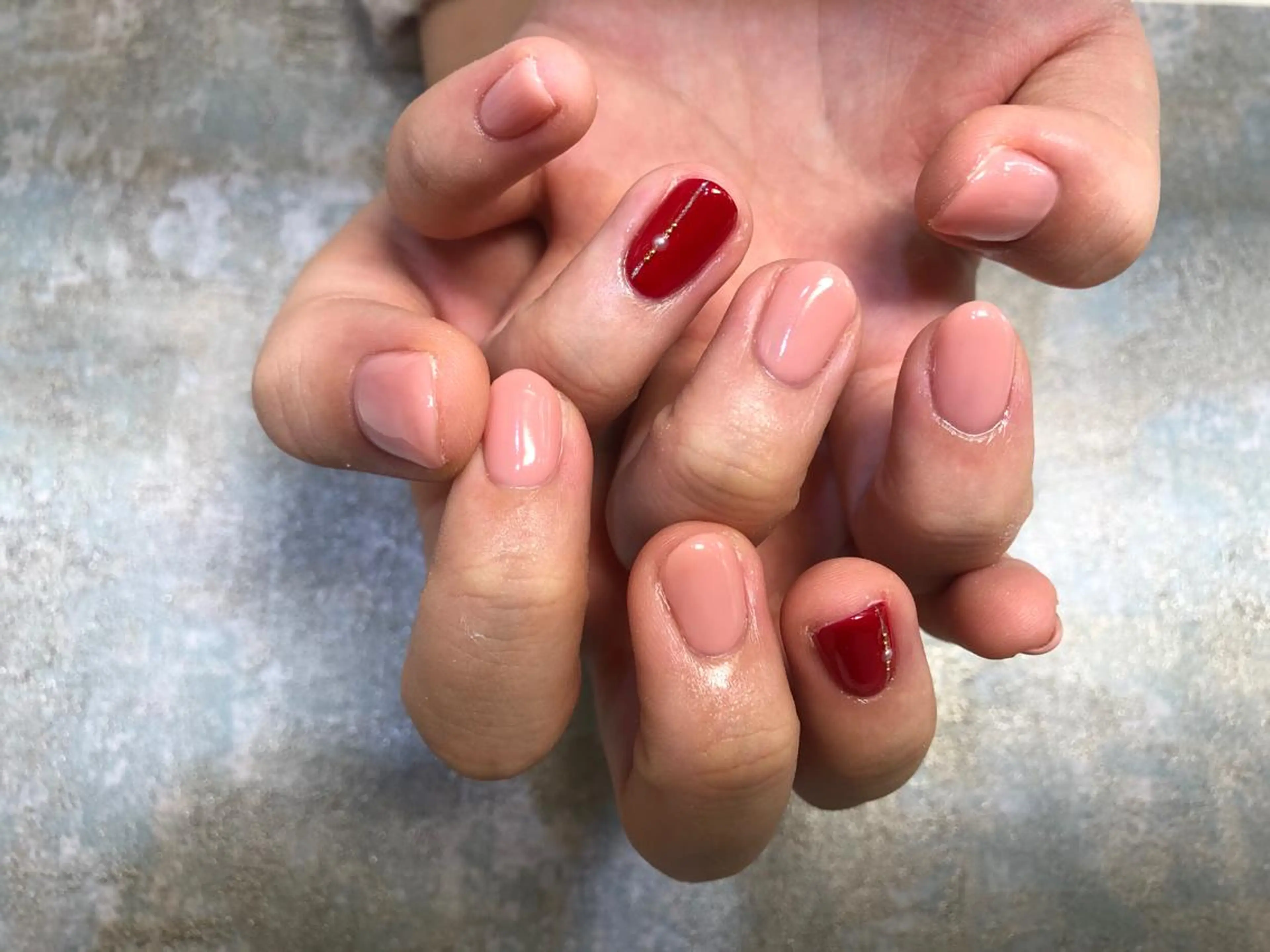 ネイル アートネイル ワンカラーネイル ハンドネイル fairy 村居 愛香のネイルデザイン