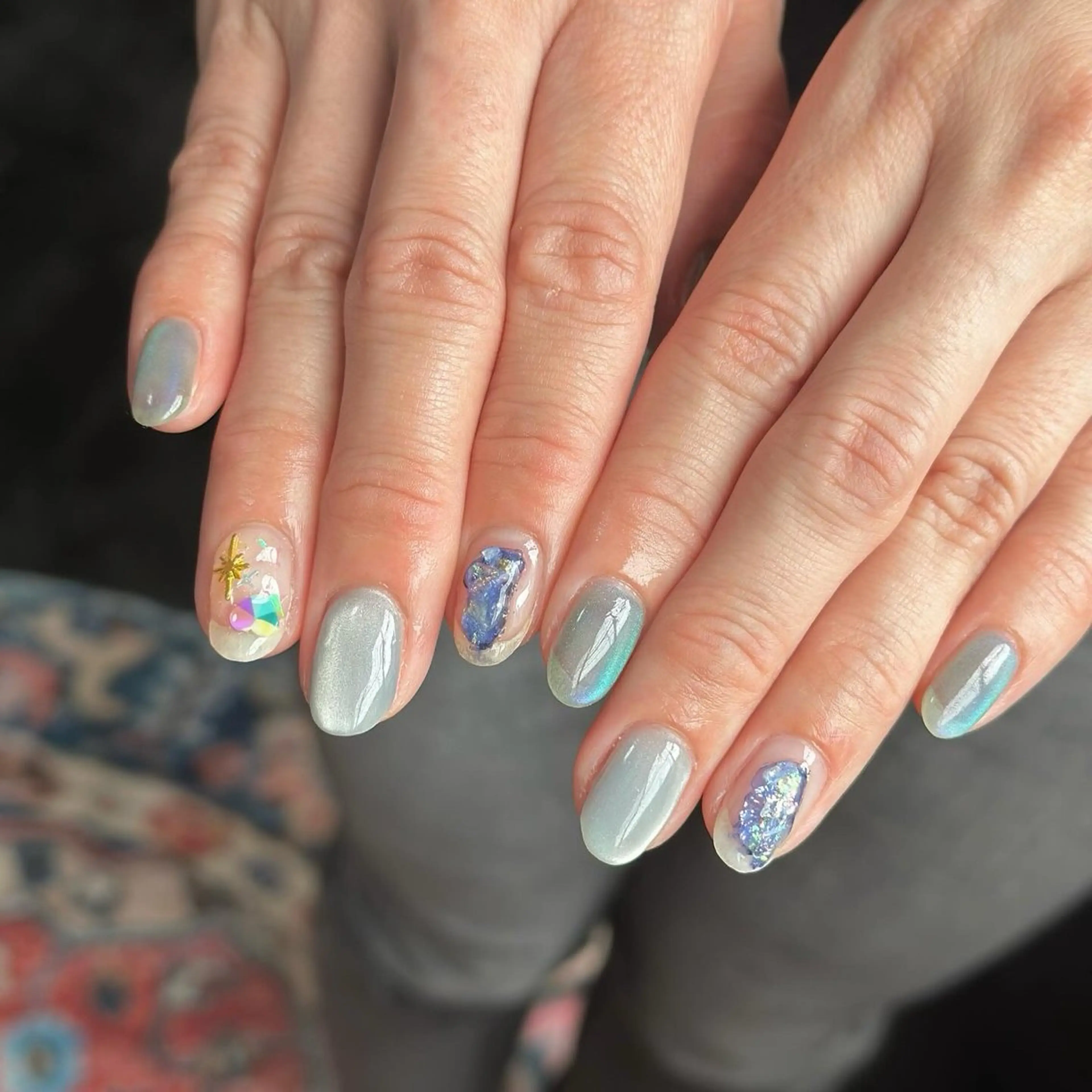 ネイル アートネイル マグネットネイル ニュアンスネイル Yconail所属・ycoワイシーオー 葉子のネイルデザイン