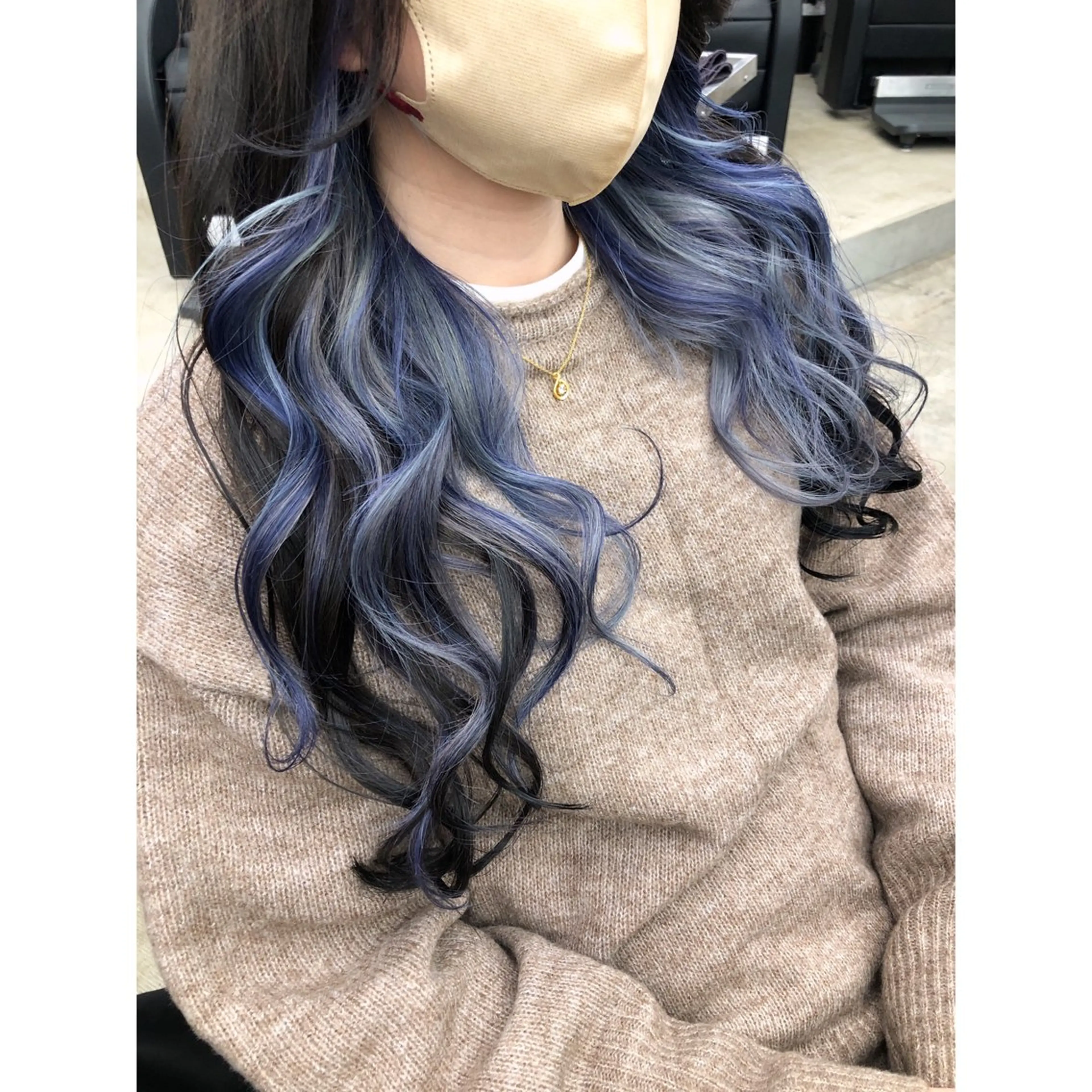ロング カラー 推しカラー✨ オタク美容師ユウカのヘアスタイル