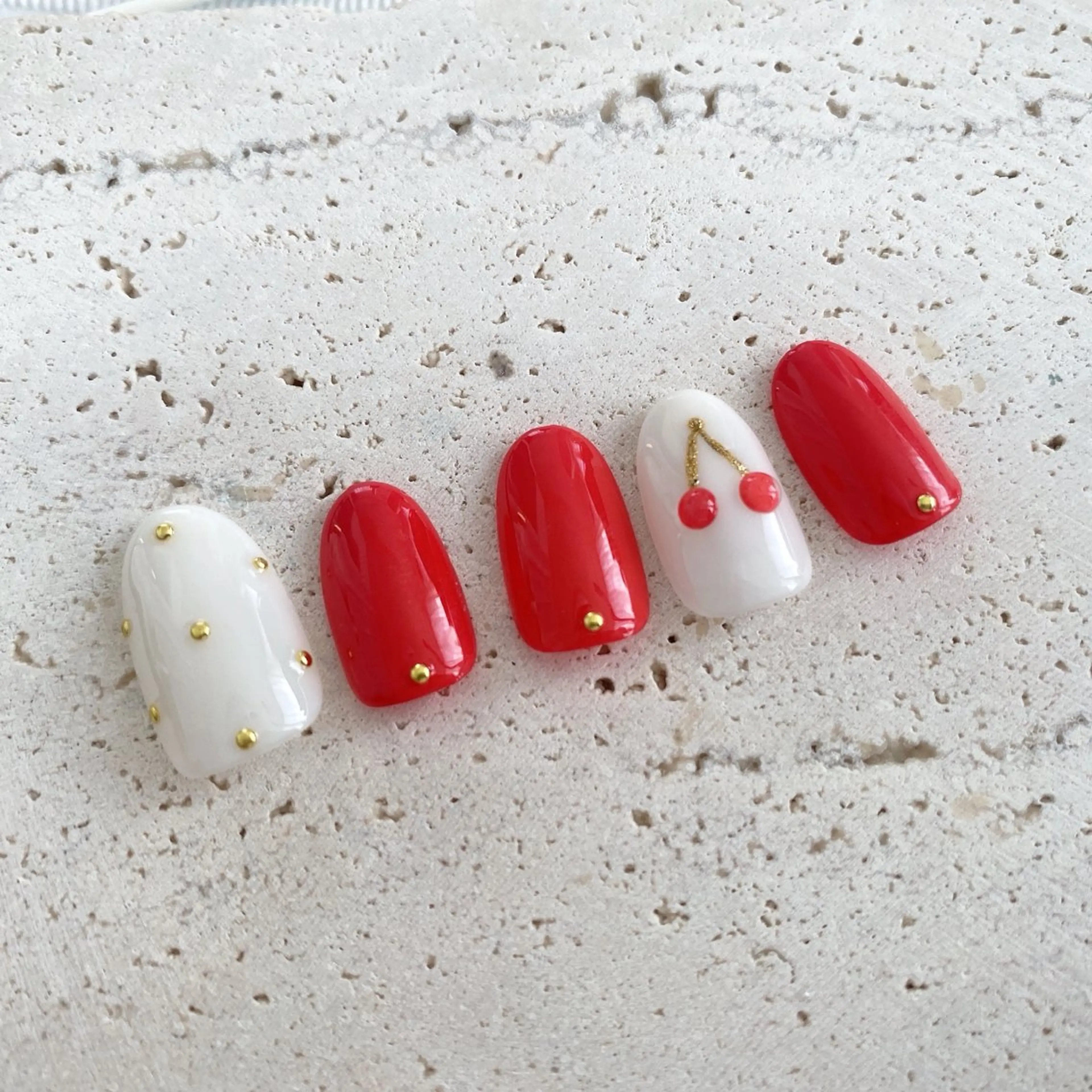 ネイル シンプルネイル ハンドネイル 愛川町 あんすりうむのネイルデザイン