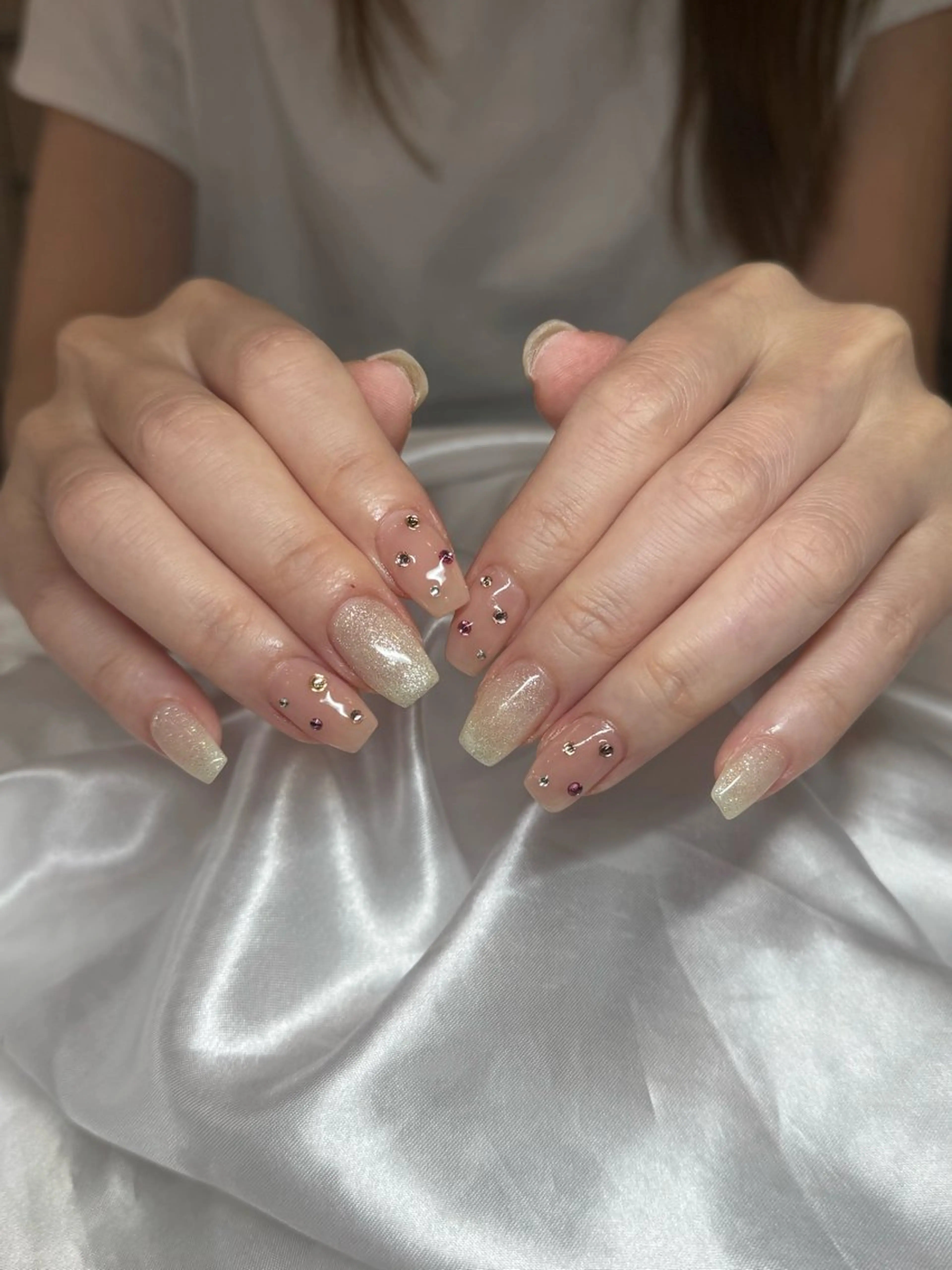 ネイル シンプルネイル Rommy Arisaのネイルデザイン