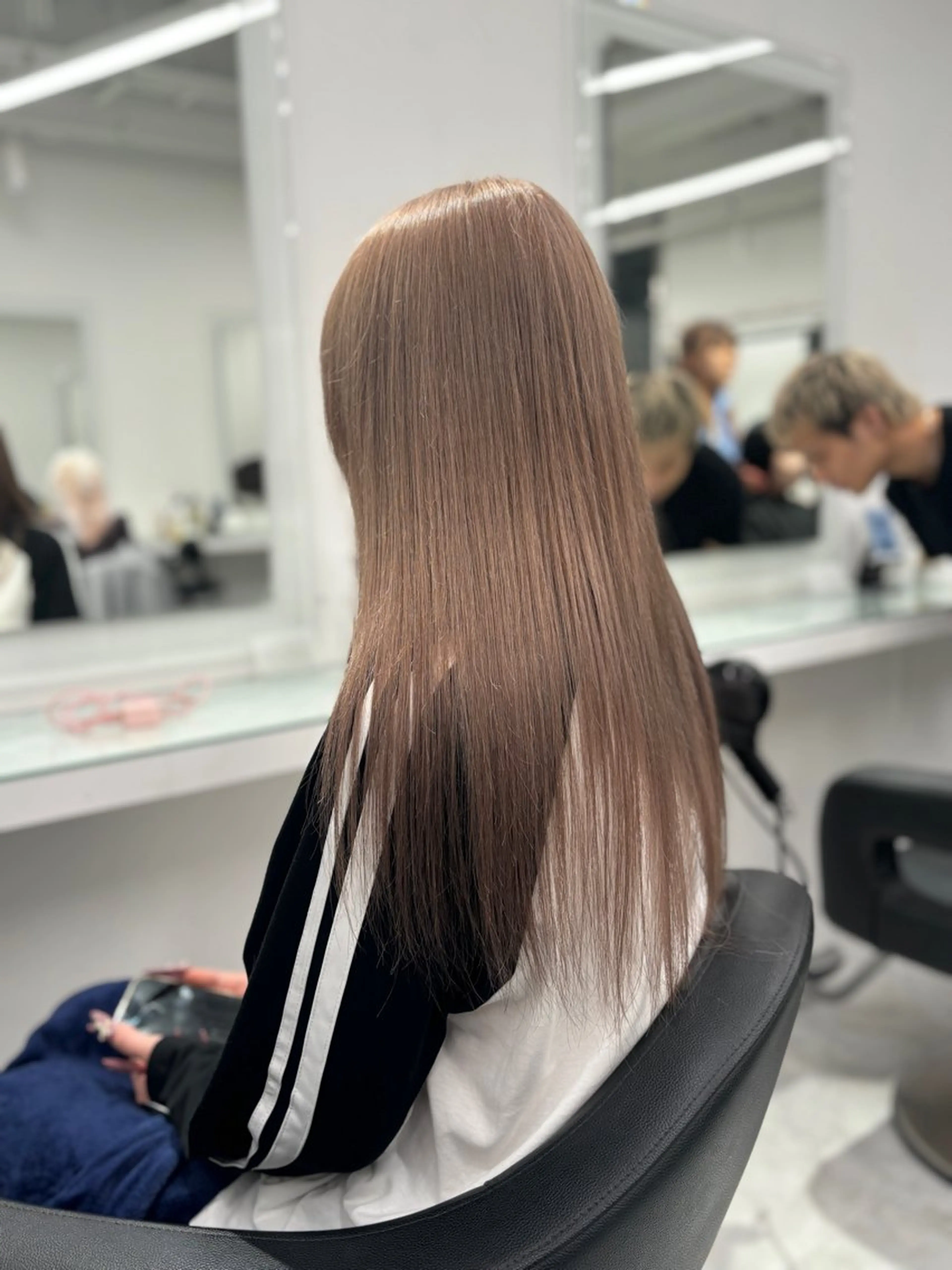 ロング カラー 💖ミルクティー💖 あかり💖のヘアスタイル