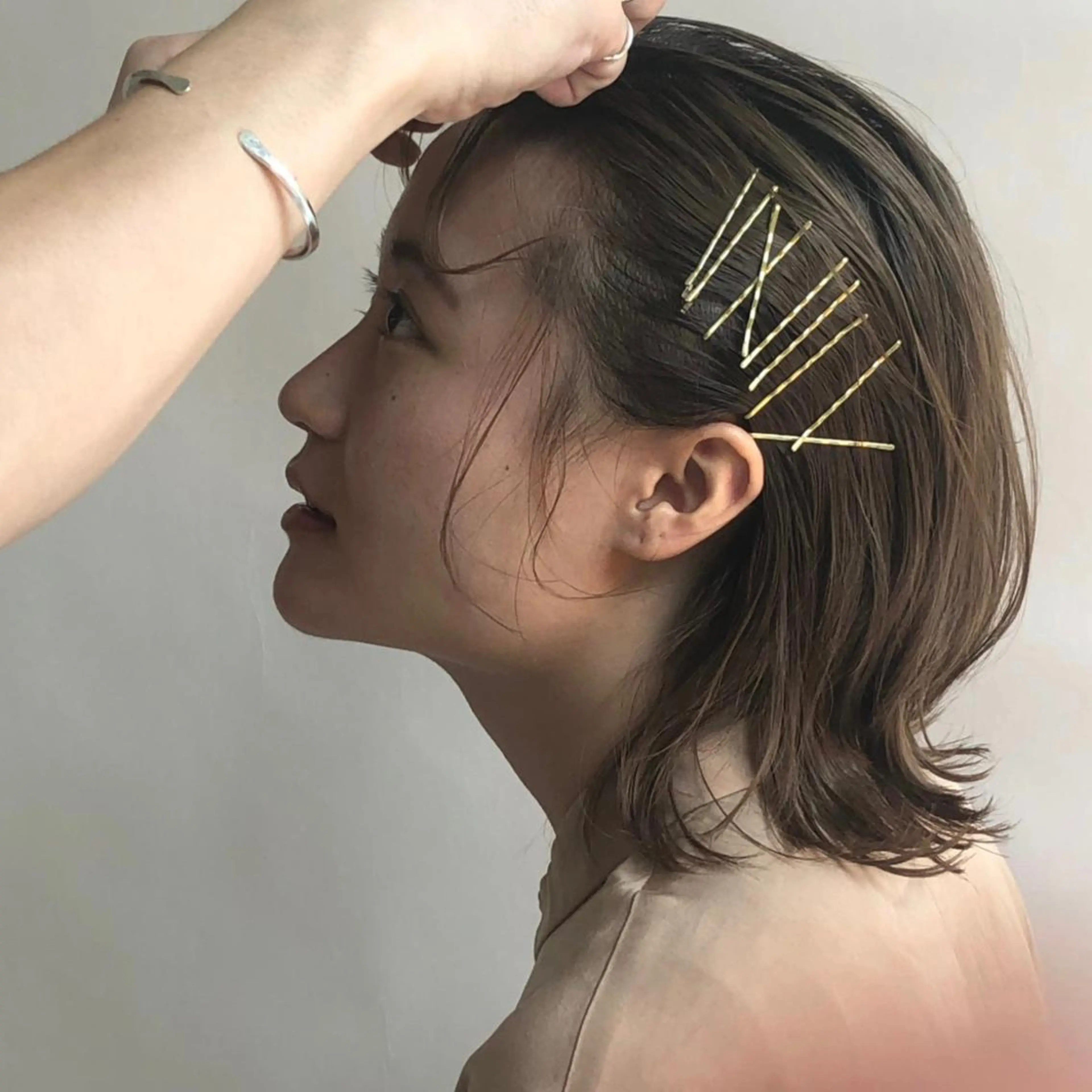 ミディアム 吉田 翔太のヘアスタイル