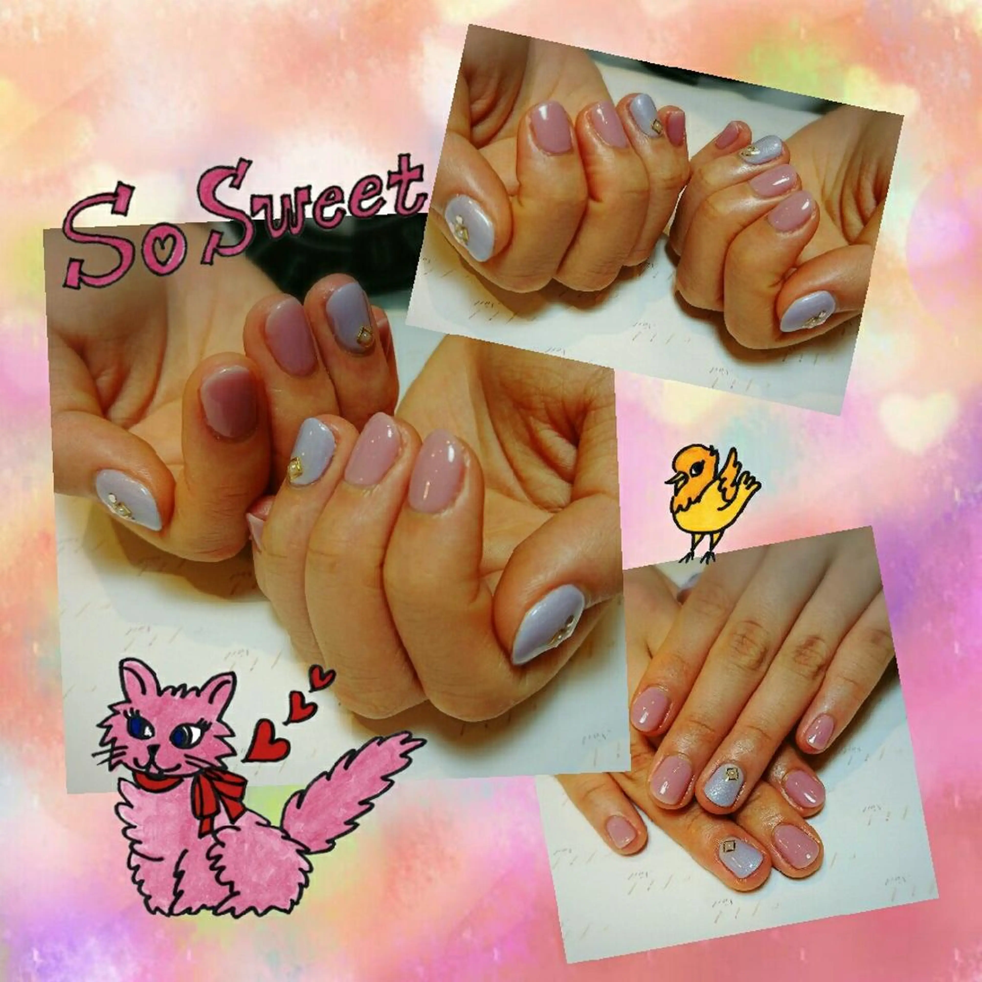 ネイル ジェルネイル みー shakushiroのネイルデザイン