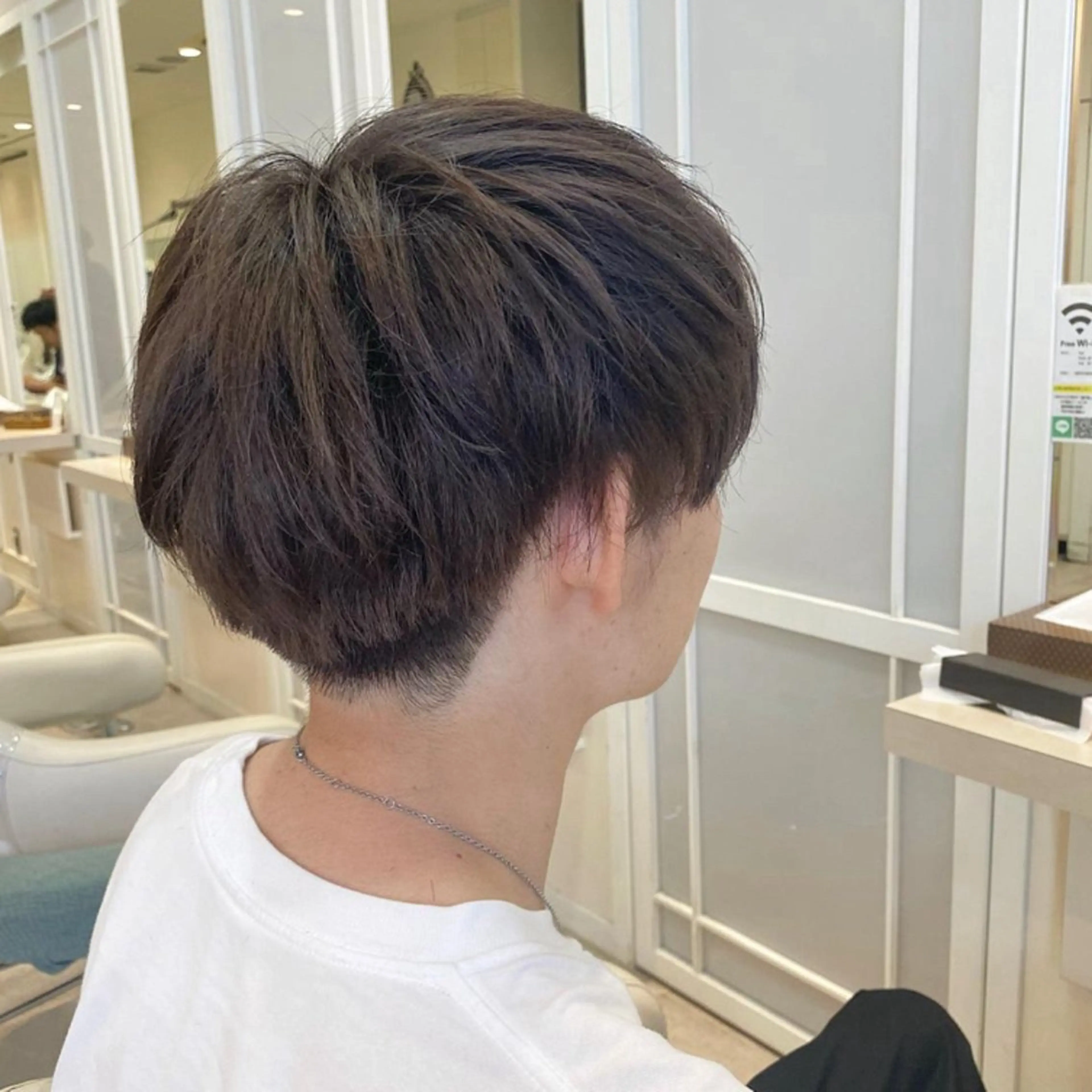 メンズ マッシュ ハイトーン/ブリーチ 栄/Sayakaのヘアスタイル