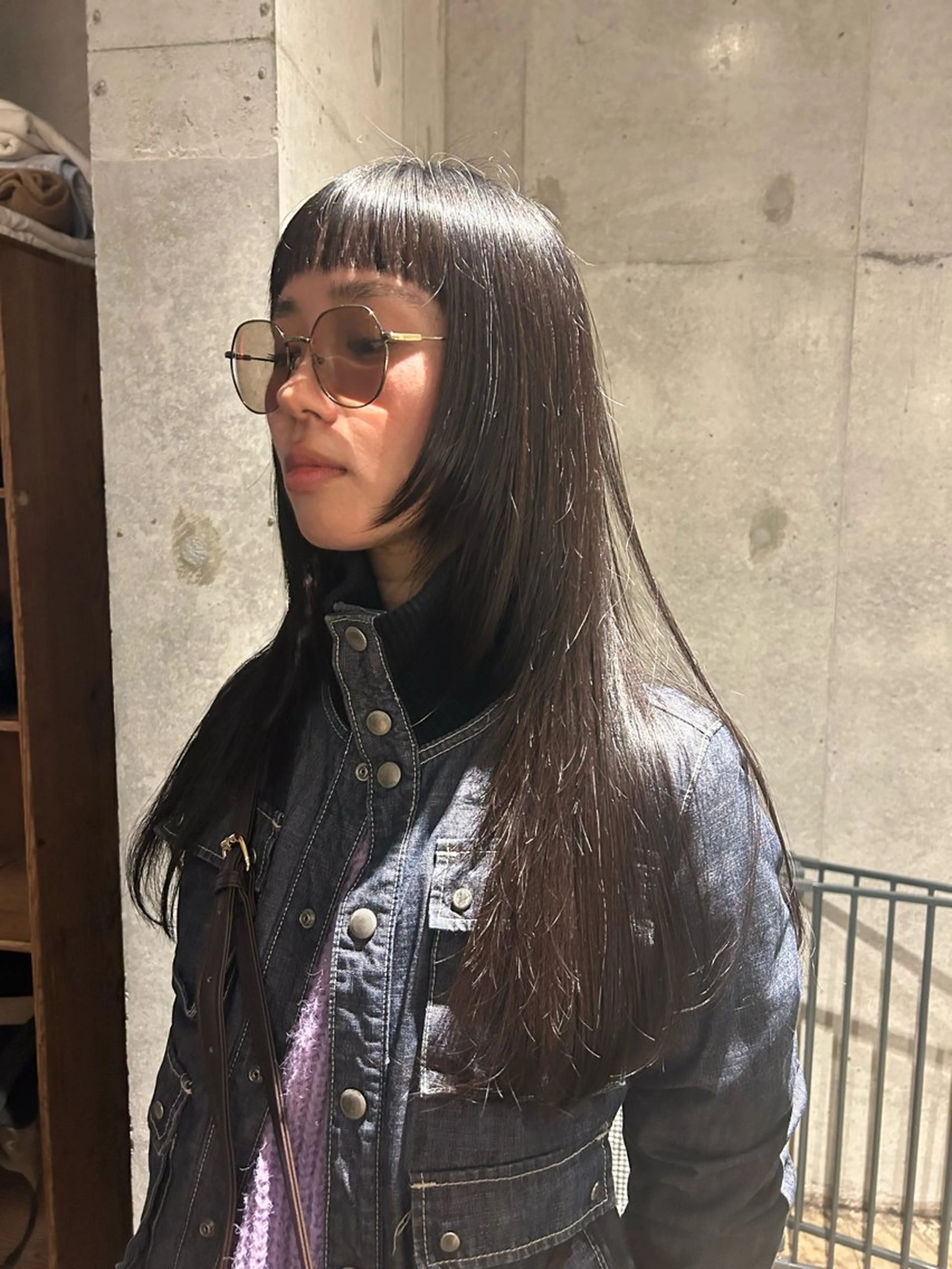 ロング ロングレイヤー レイヤーカット ロング カット ohasi yunaのヘアスタイル