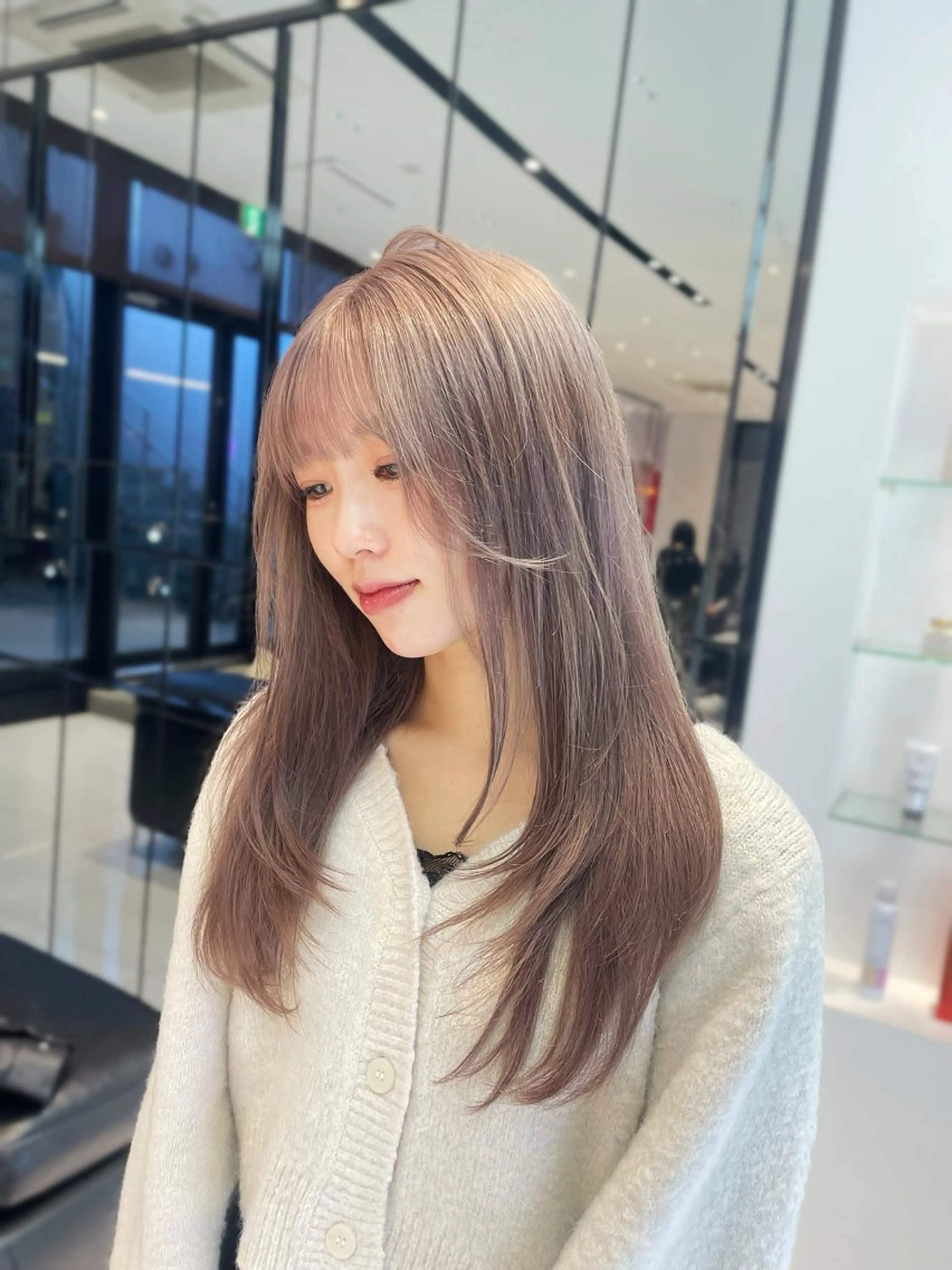 ロング ヘアカラー トリートメント ヘアセット keen 吉祥寺所属・【韓国❤️海外ヘア】 AYAKAのヘアスタイル