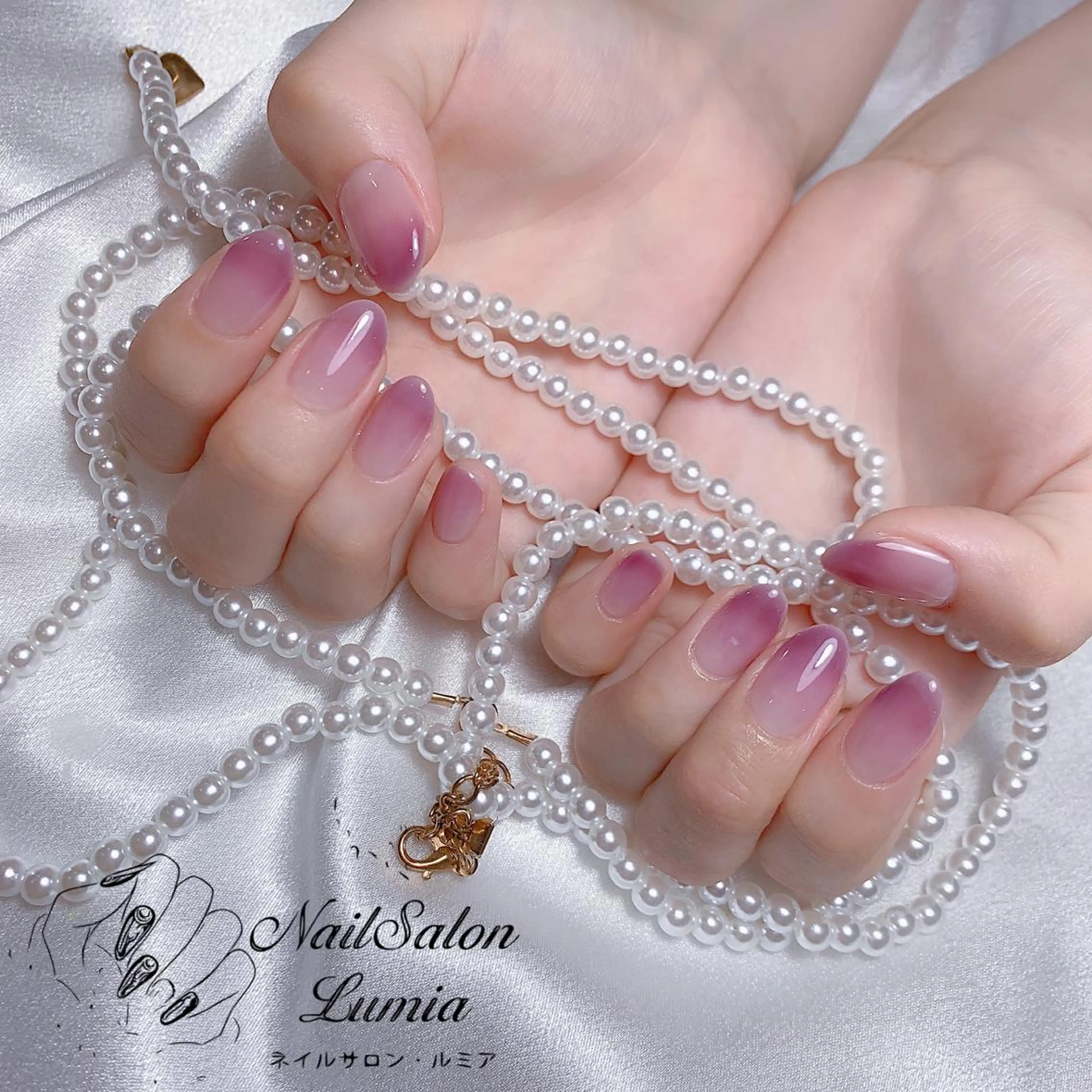 ネイル ハンドネイル ネイルサロン ルミア Lumia 店長のネイルデザイン