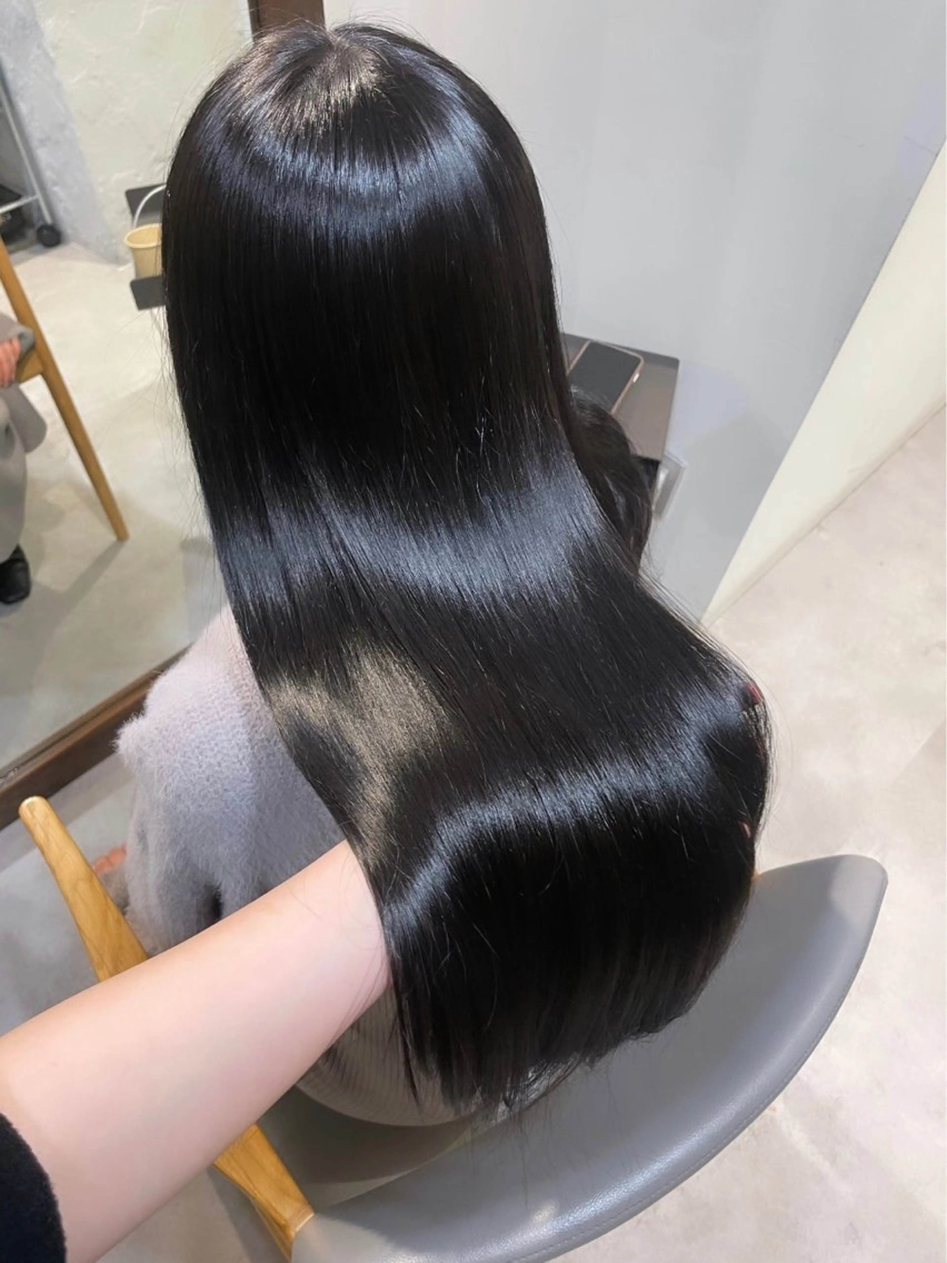 ロング カラー トリートメント ヘアカラー トリートメント 若月 あやかのヘアスタイル