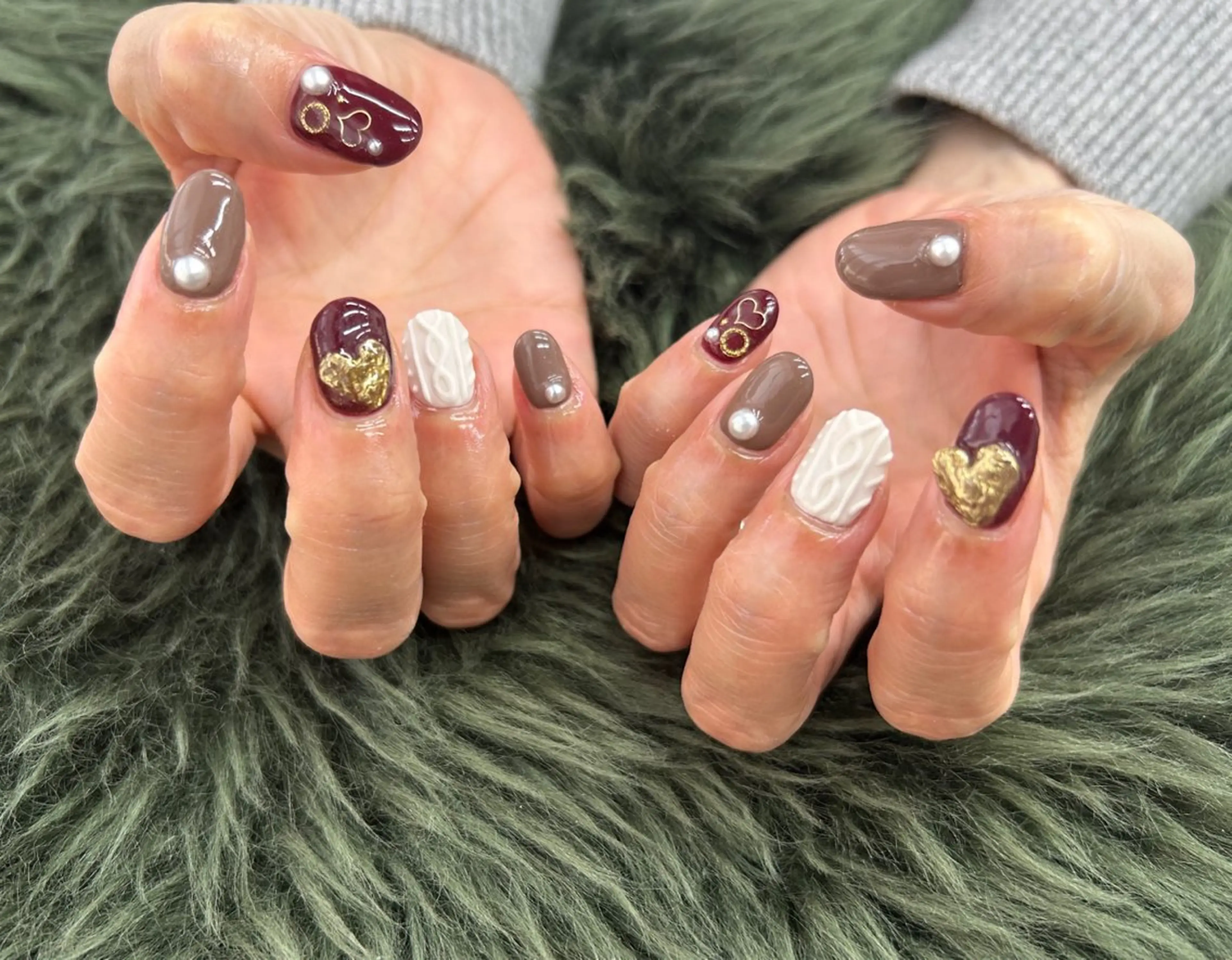 ネイル バレンタイン ハンドネイル Nail Salon agré所属・agré ネイルサロン　アグレのネイルデザイン
