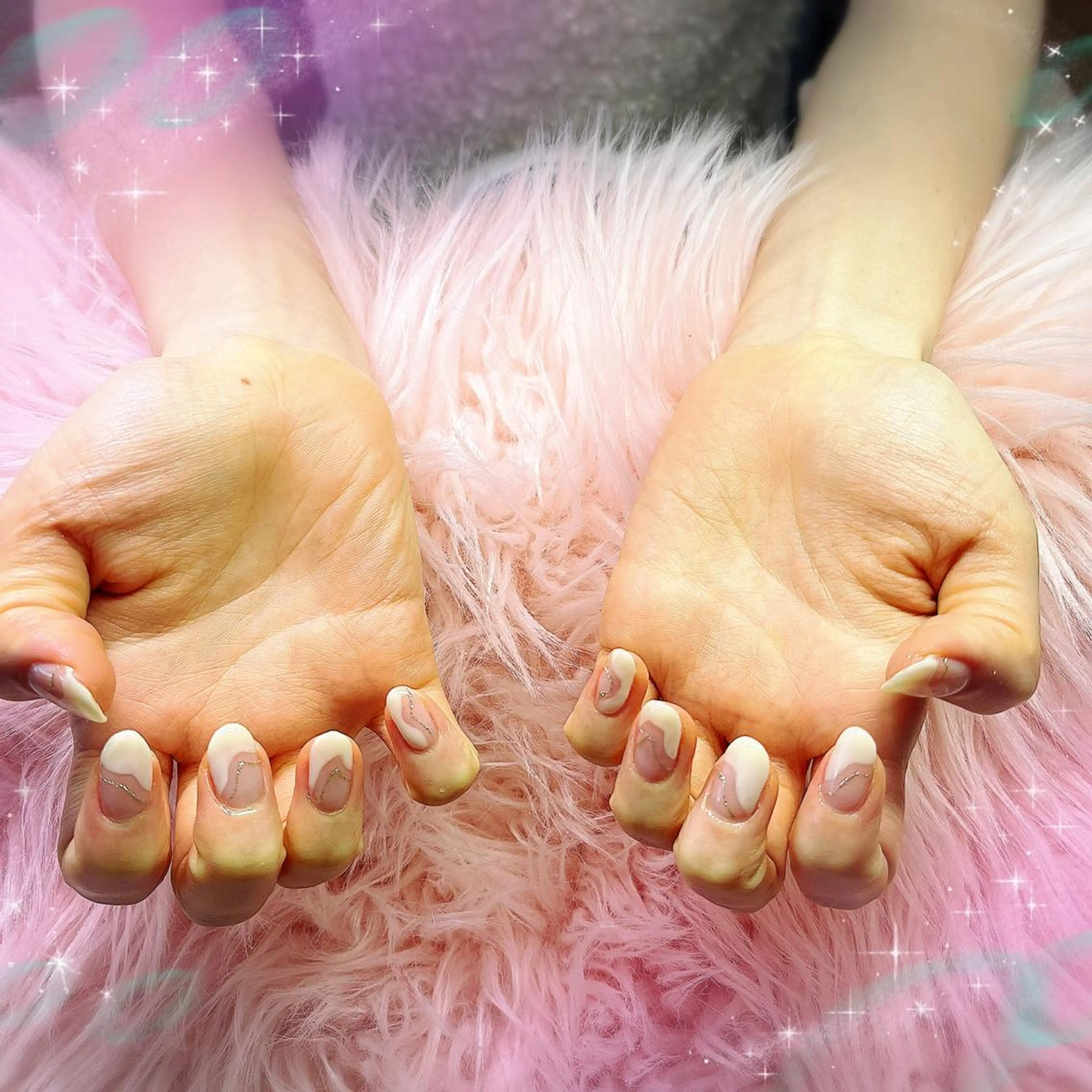 ネイル フレンチネイル ネイルサロンキュアイスト所属・キュアイスト アコパラジェル調布のネイルデザイン