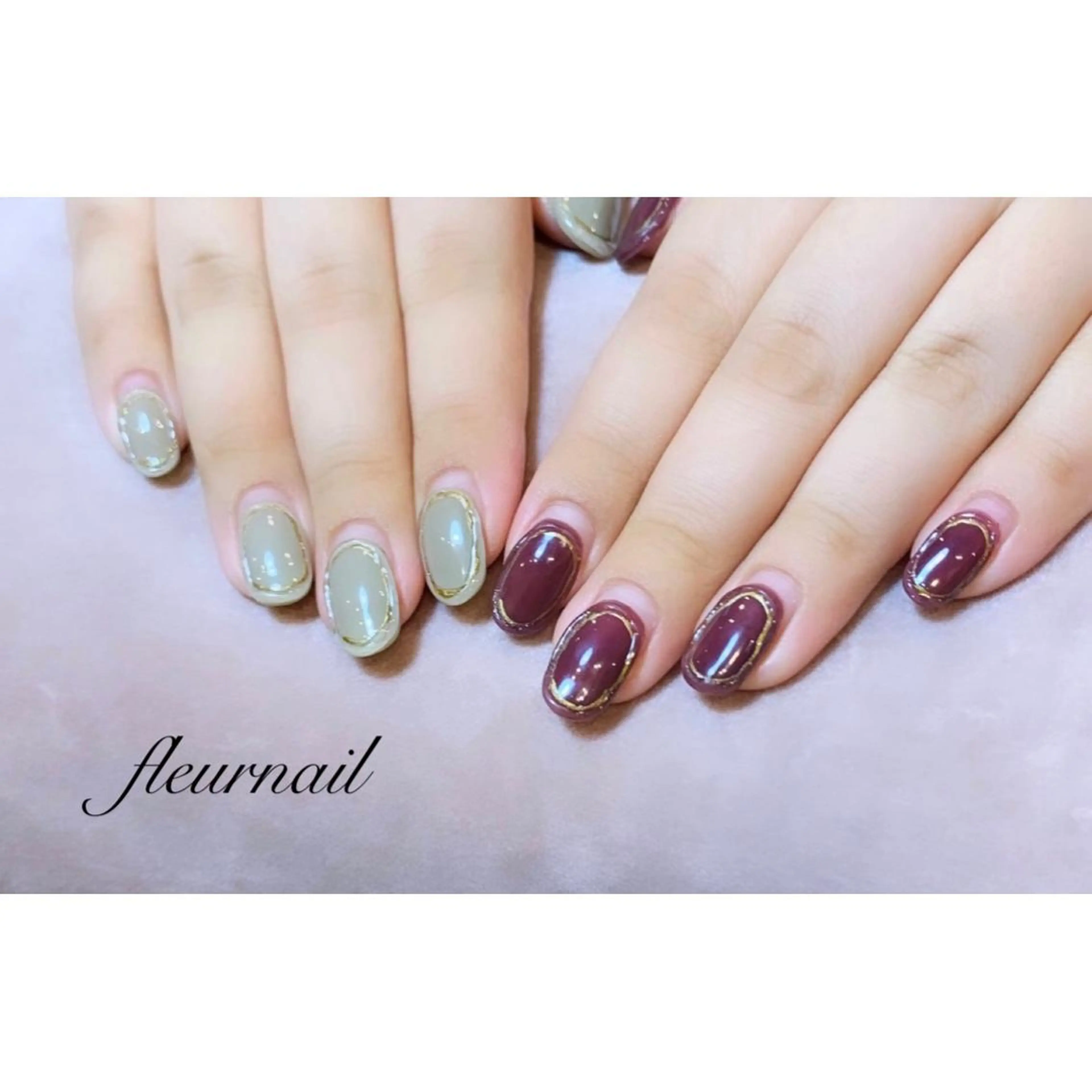 ネイル ハンドネイル 【パラジェル登録サロン】nail pollen所属・fleurnail miuraのネイルデザイン