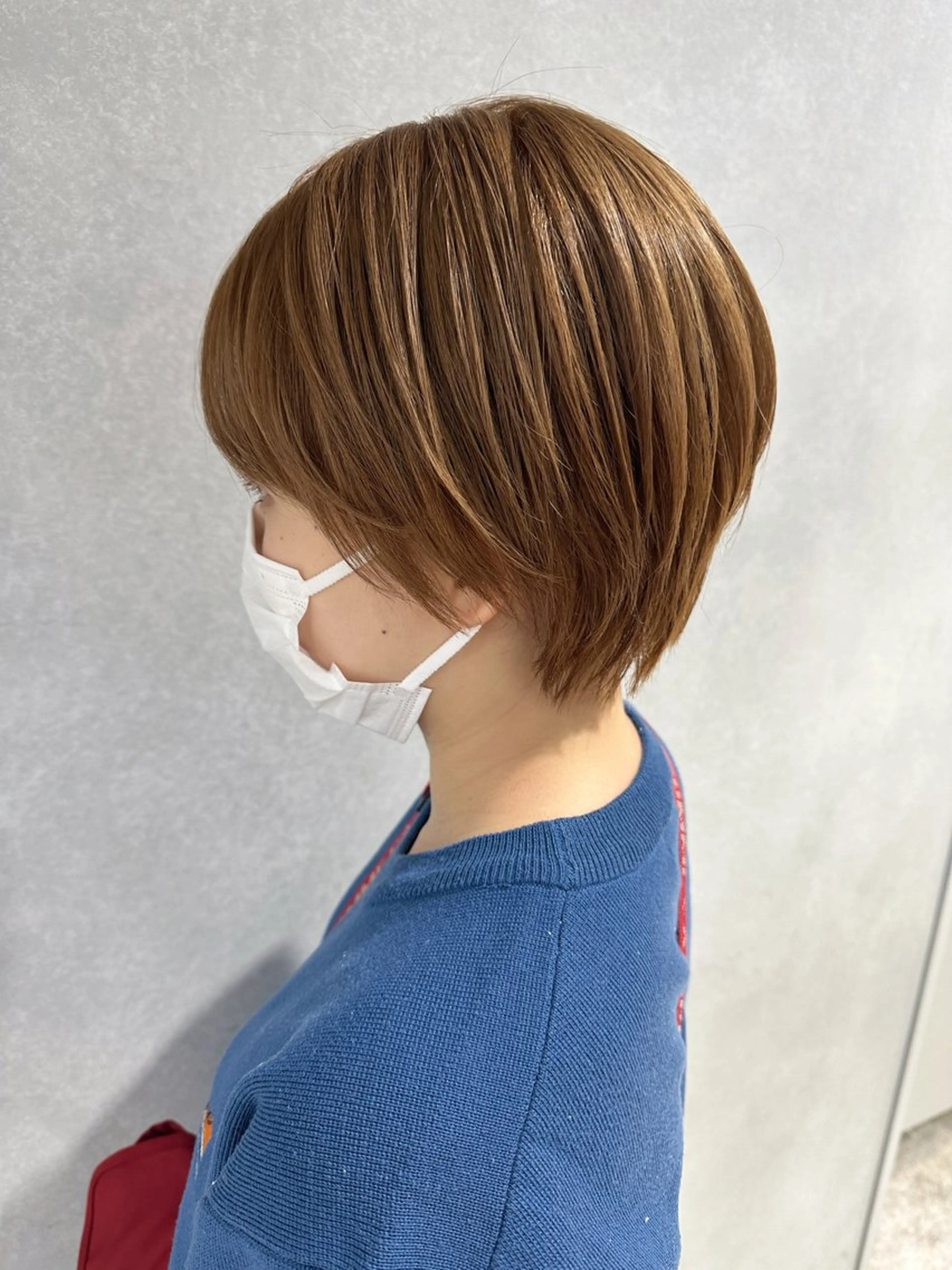 ショート カラー ブリーチ カット ヘアカラー 唐澤 千尋のヘアスタイル