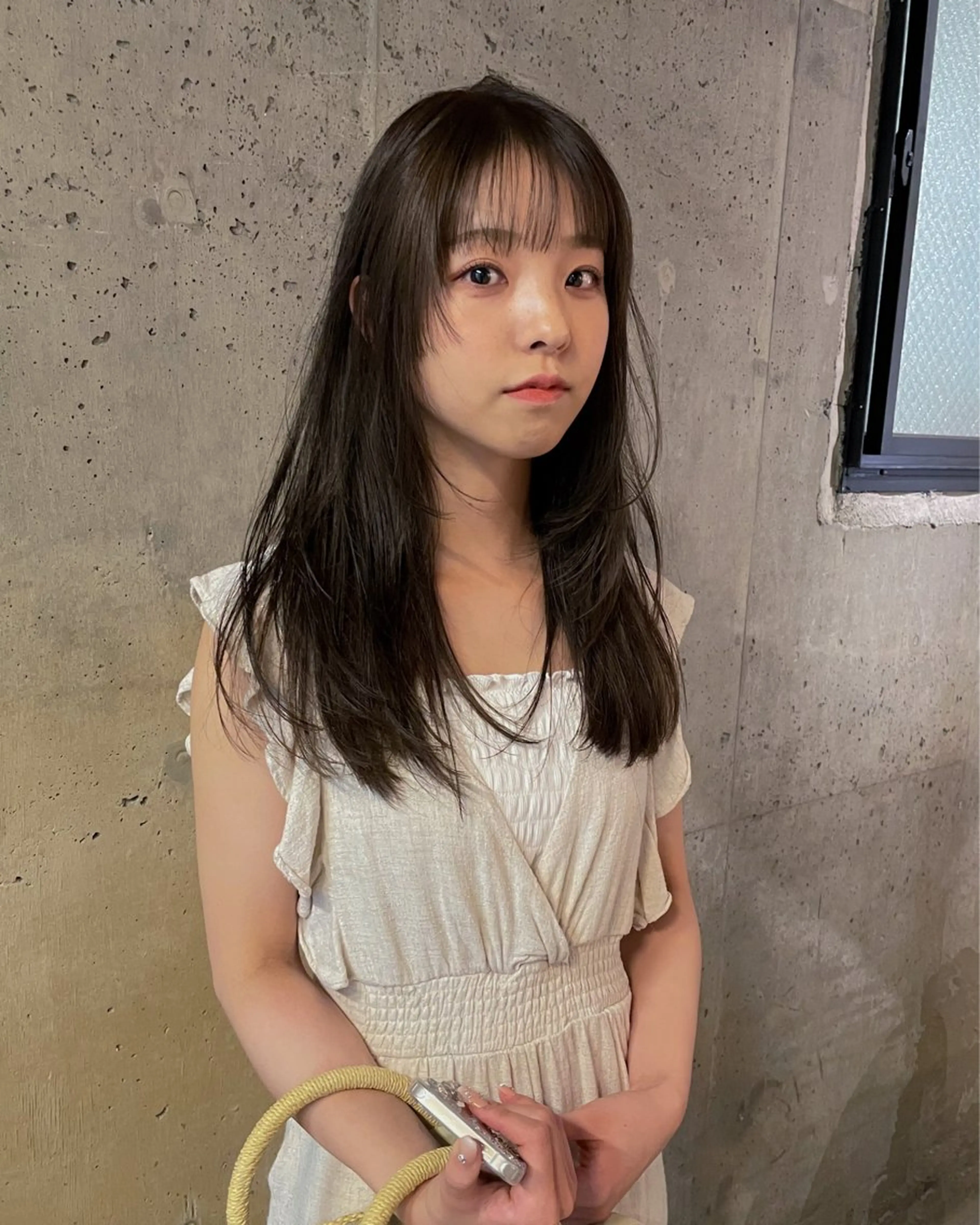 ロング カラー パーマ/レイヤー 岩山丈一郎のヘアスタイル