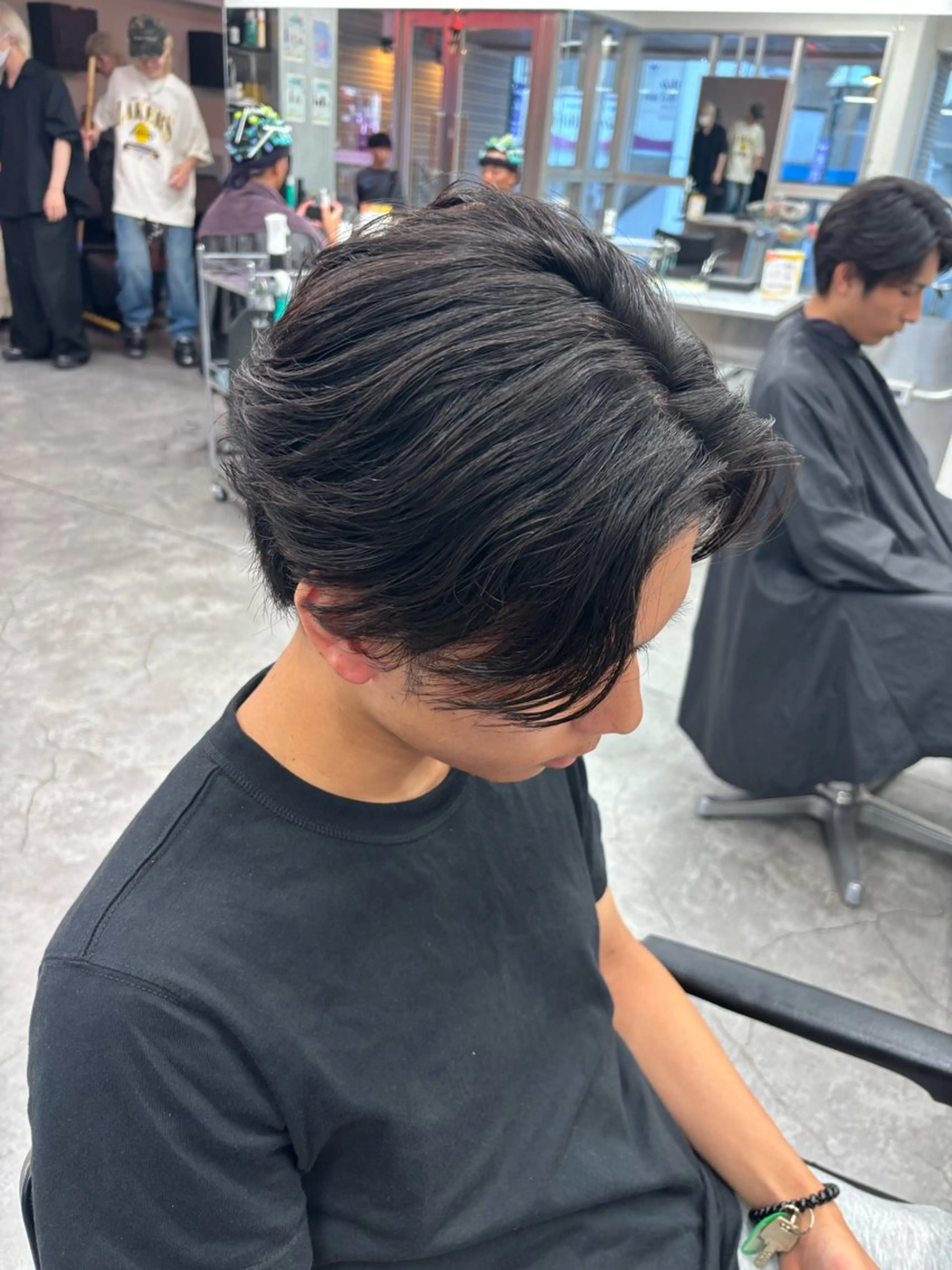 パーマ メンズ カット パーマ メンズ特化✨️ 韓国風パーマ🔥一八のヘアスタイル