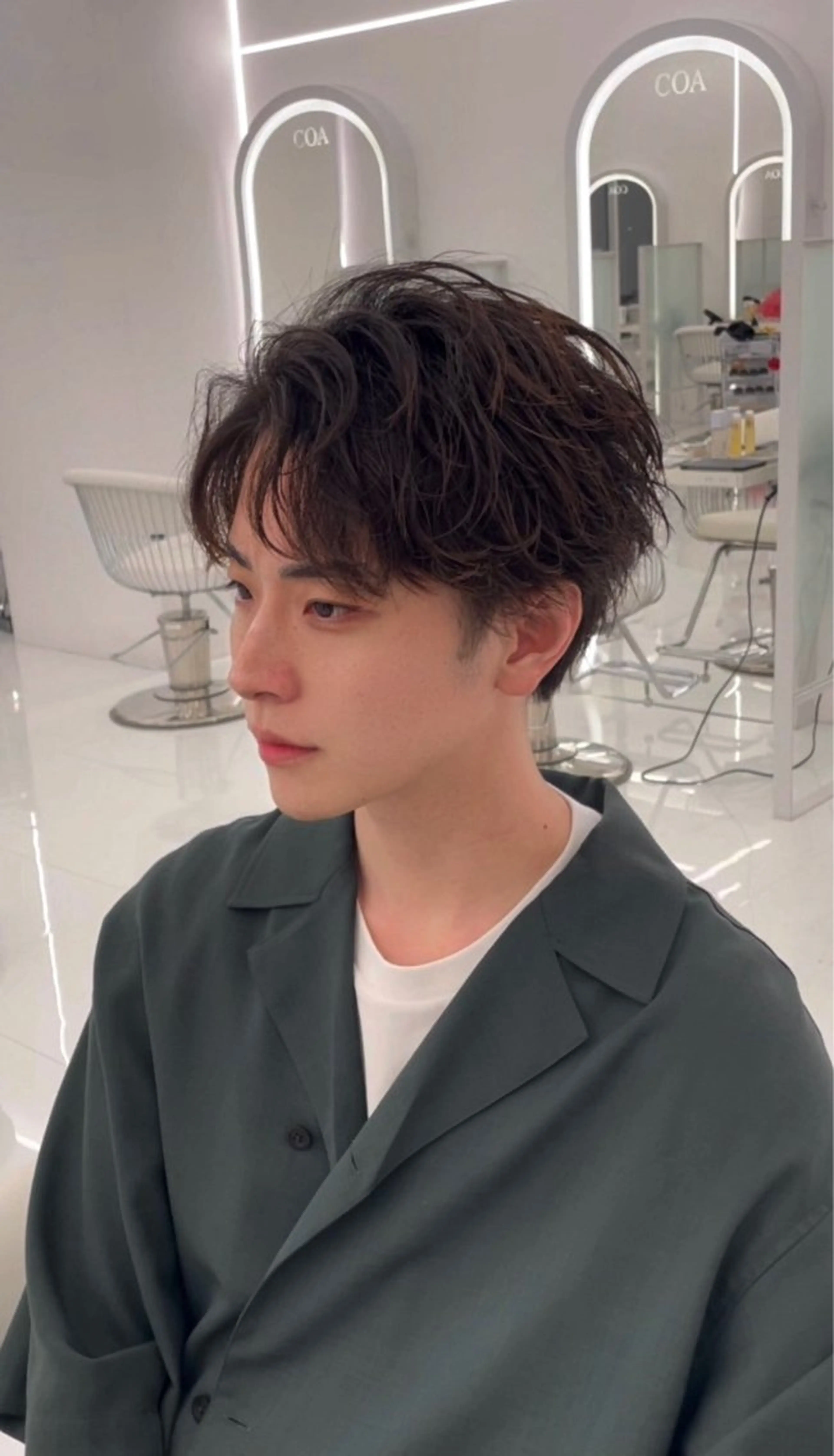 メンズ カット パーマ トリートメント COA GINZA所属・COA GINZA/ Minamiのヘアスタイル