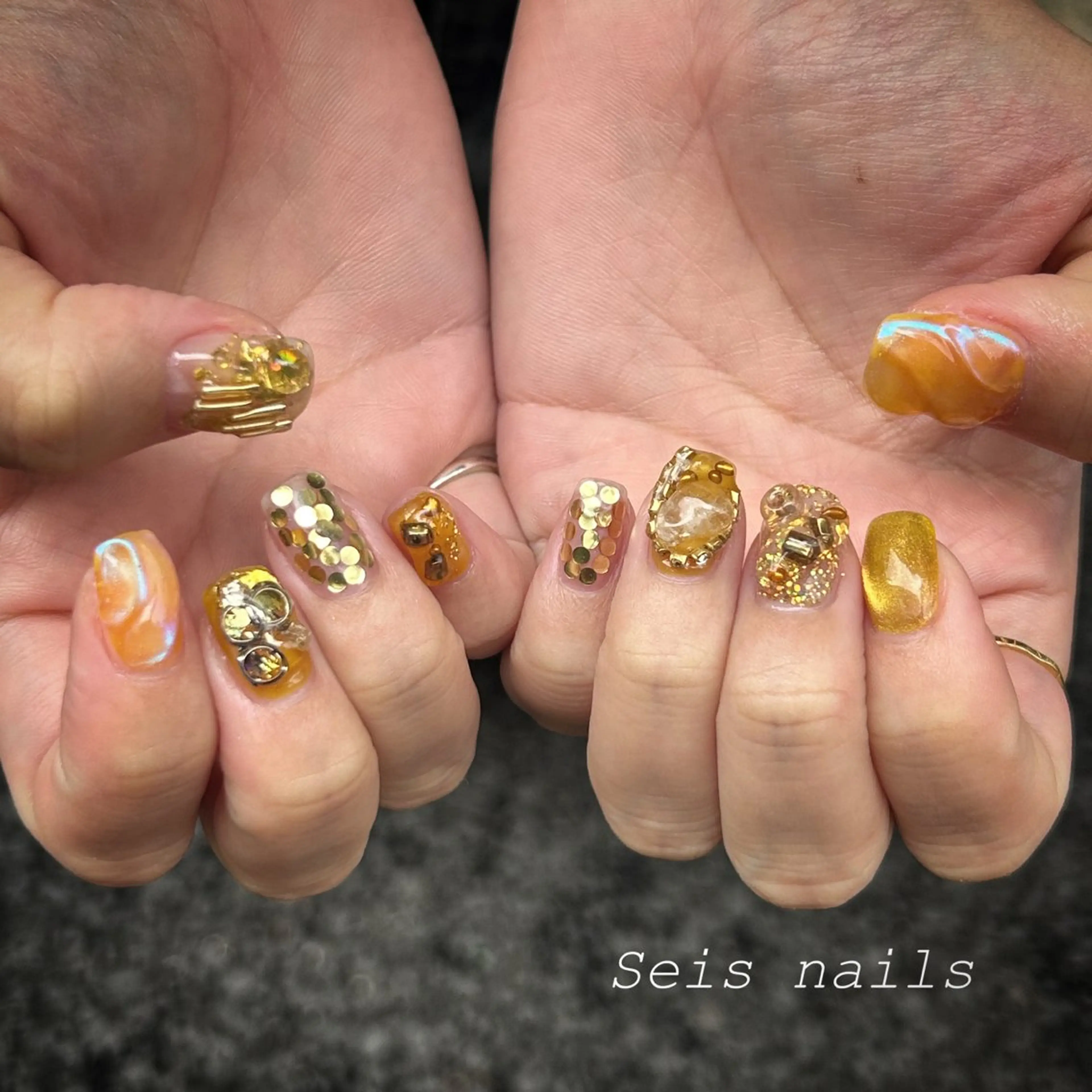 ネイル ハンドネイル Seis Shihoのネイルデザイン