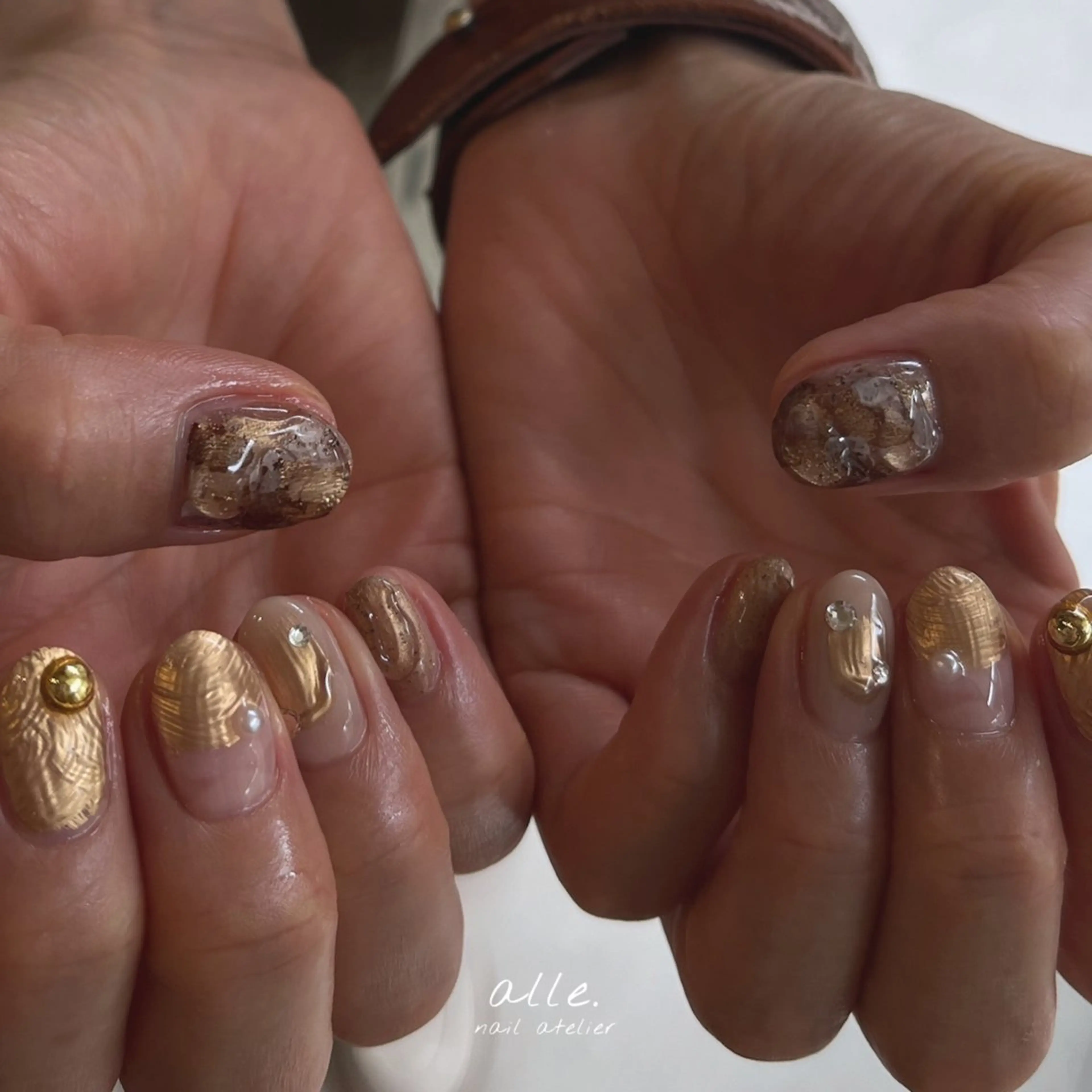 ネイル ハンドネイル atelier alle.のネイルデザイン