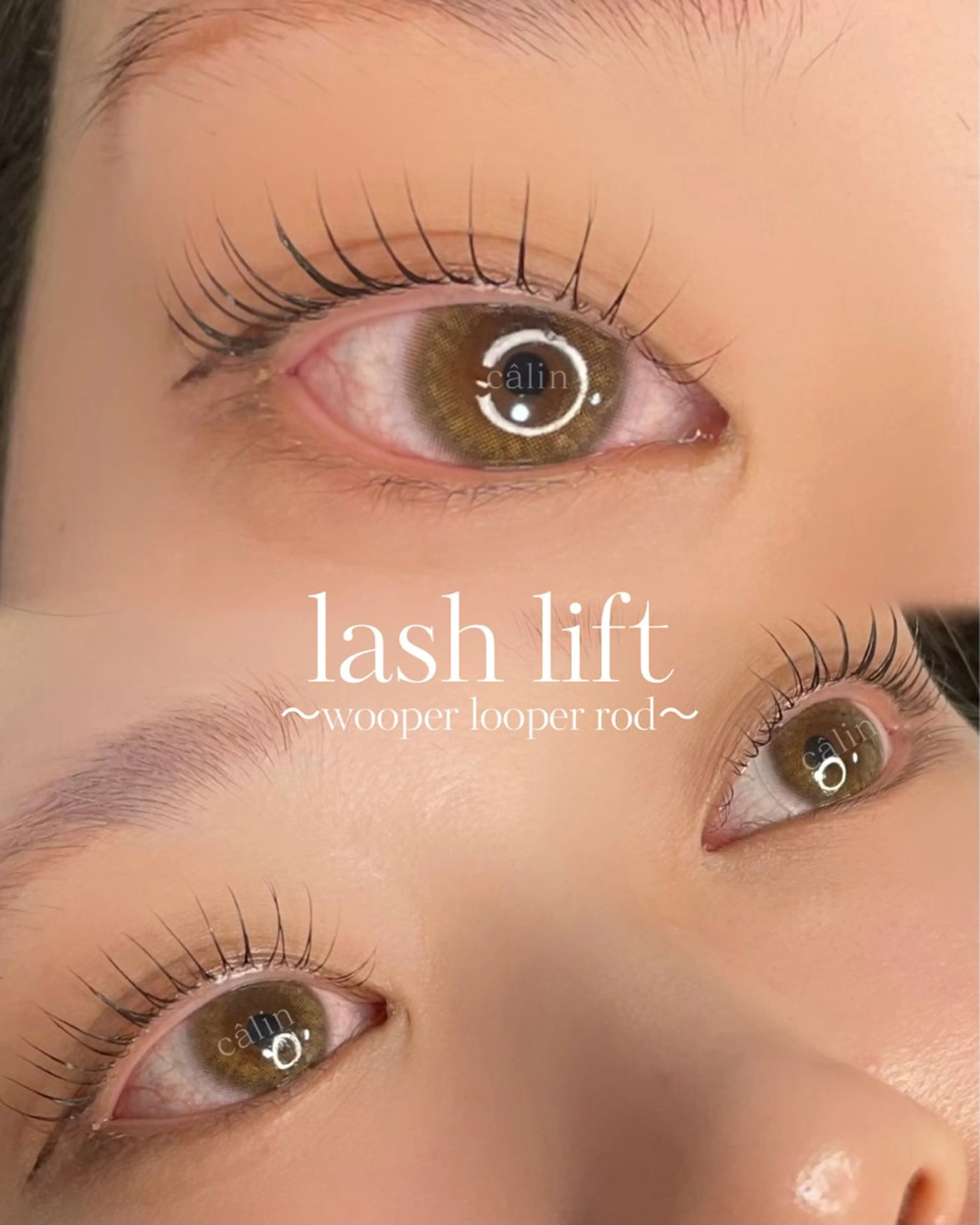 《ヘッドマッサージ付》ラッシュリフト+ブラックティント(コーティング仕上げ込み)の写真