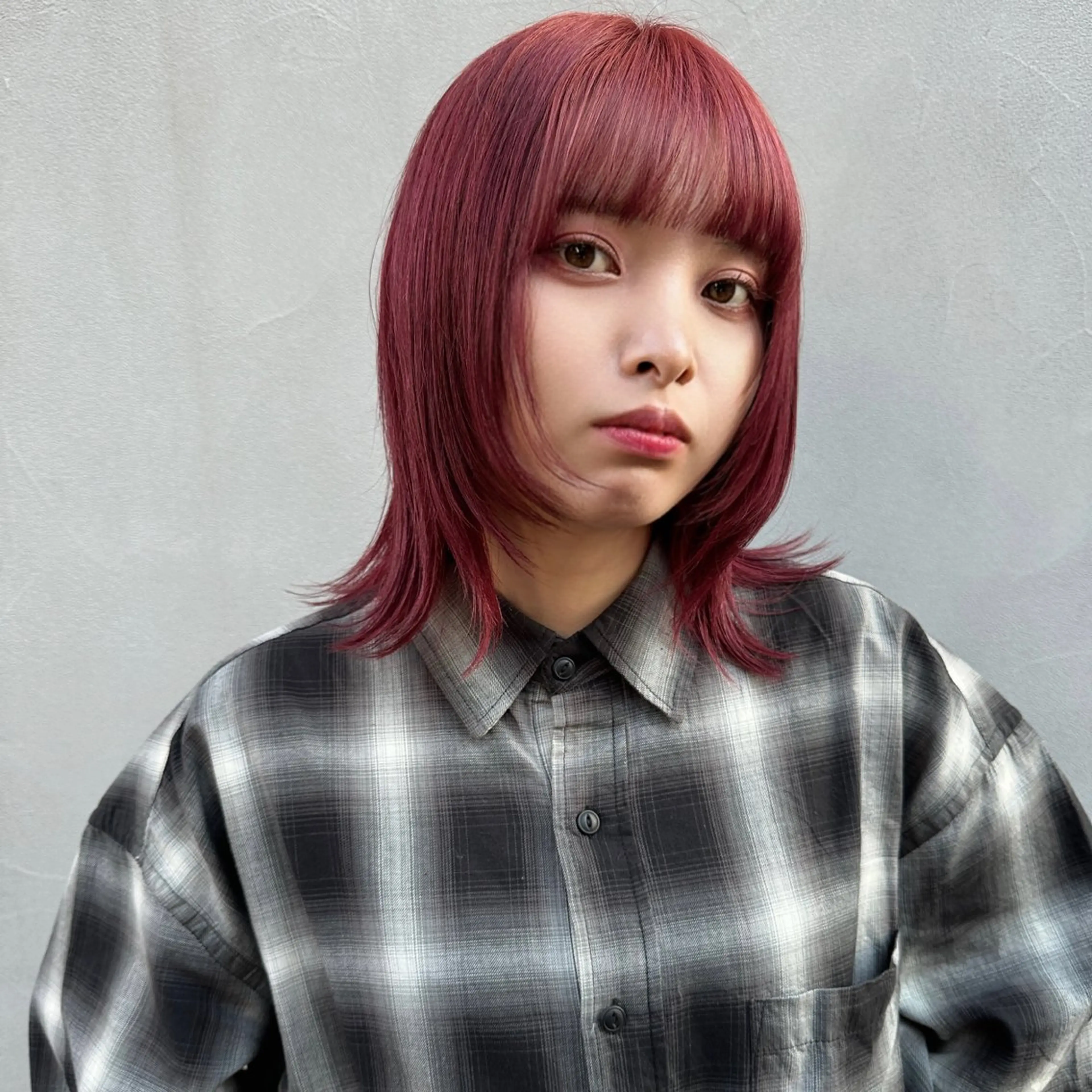 cut +color（ショートカット/レイヤーカット/ウルフカット/ベリーショート/ボブ)の写真