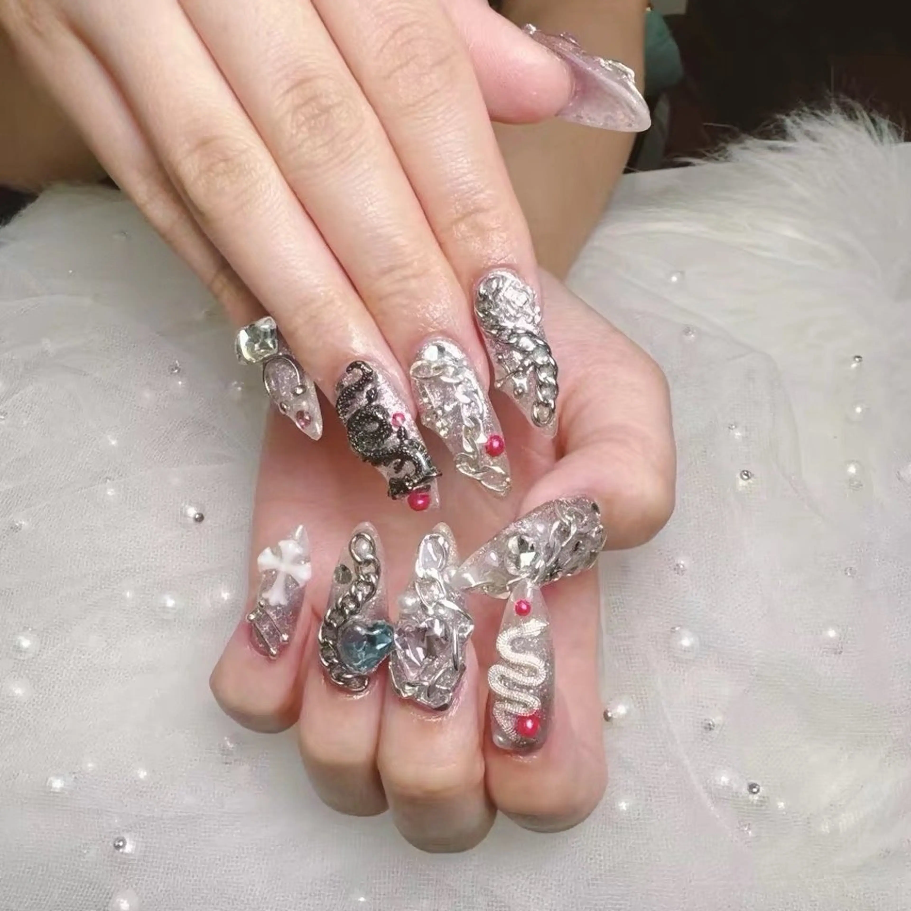 ネイル ハンドネイル Melody Nail所属・Melody 3D/スカルプ専門店のネイルデザイン